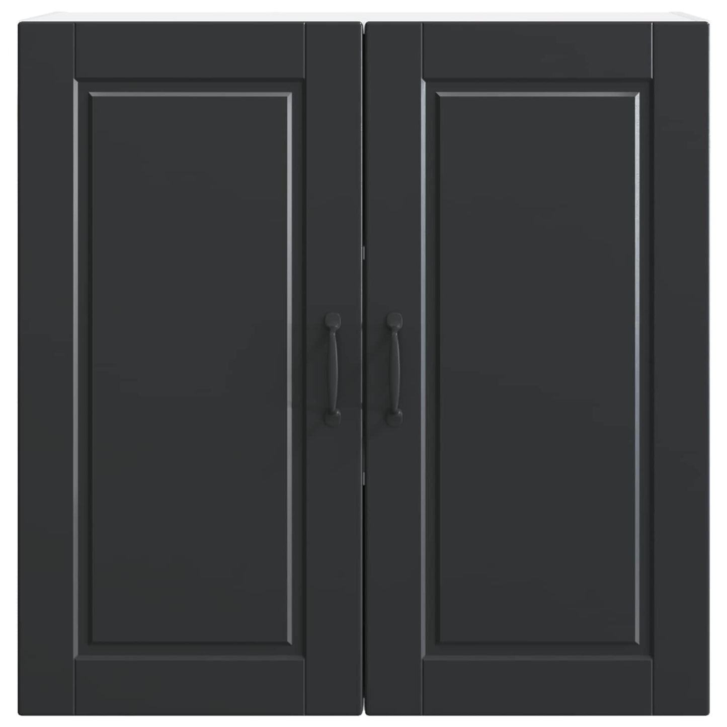 Wall Cabinet PORTO Black 80 x 31 x 80 cm Engineered Wood