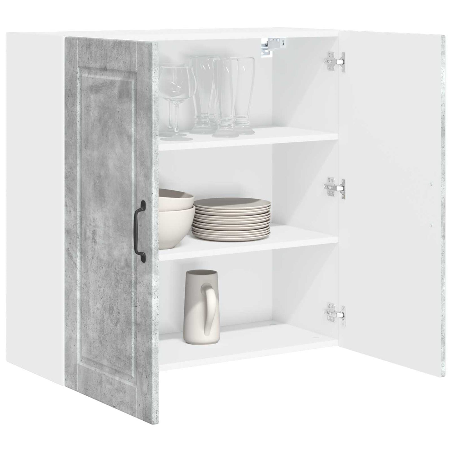 Wall Cabinet PORTO Concrete Grey 80 x 31 x 80 cm