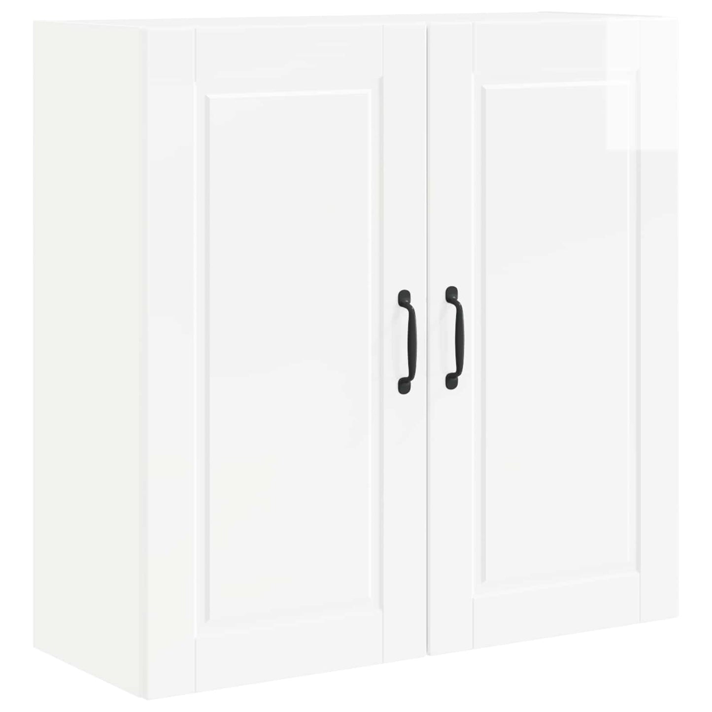 Wall Cabinet PORTO High Gloss White 80 x 31 x 80 cm
