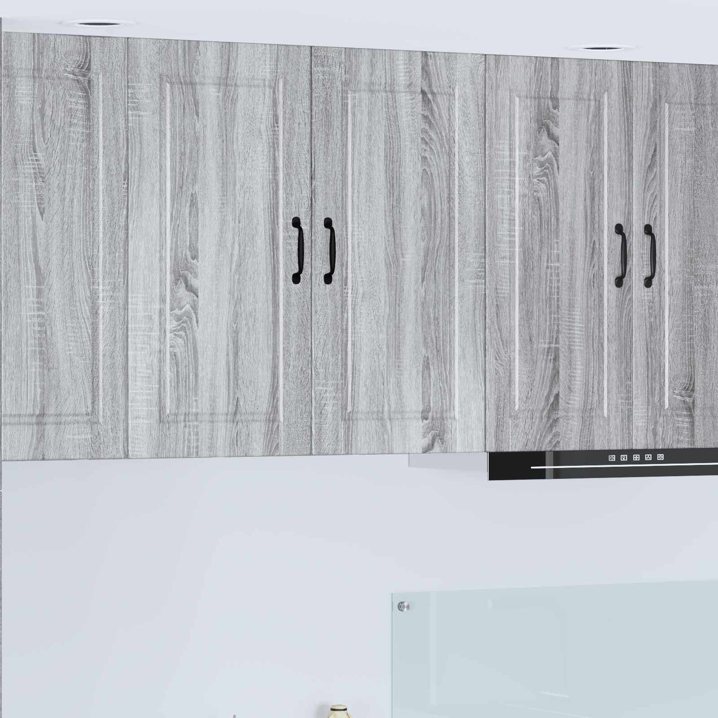 Wall Cabinet PORTO Grey Sonoma 80 x 31 x 80 cm Engineered Wood