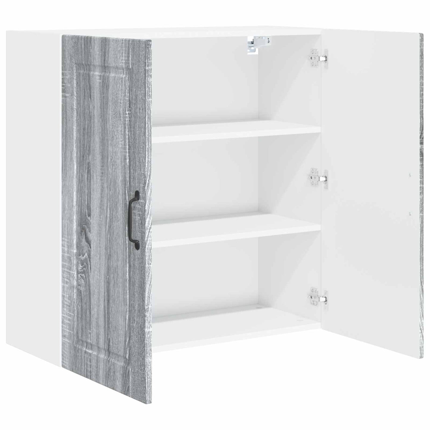 Wall Cabinet PORTO Grey Sonoma 80 x 31 x 80 cm Engineered Wood