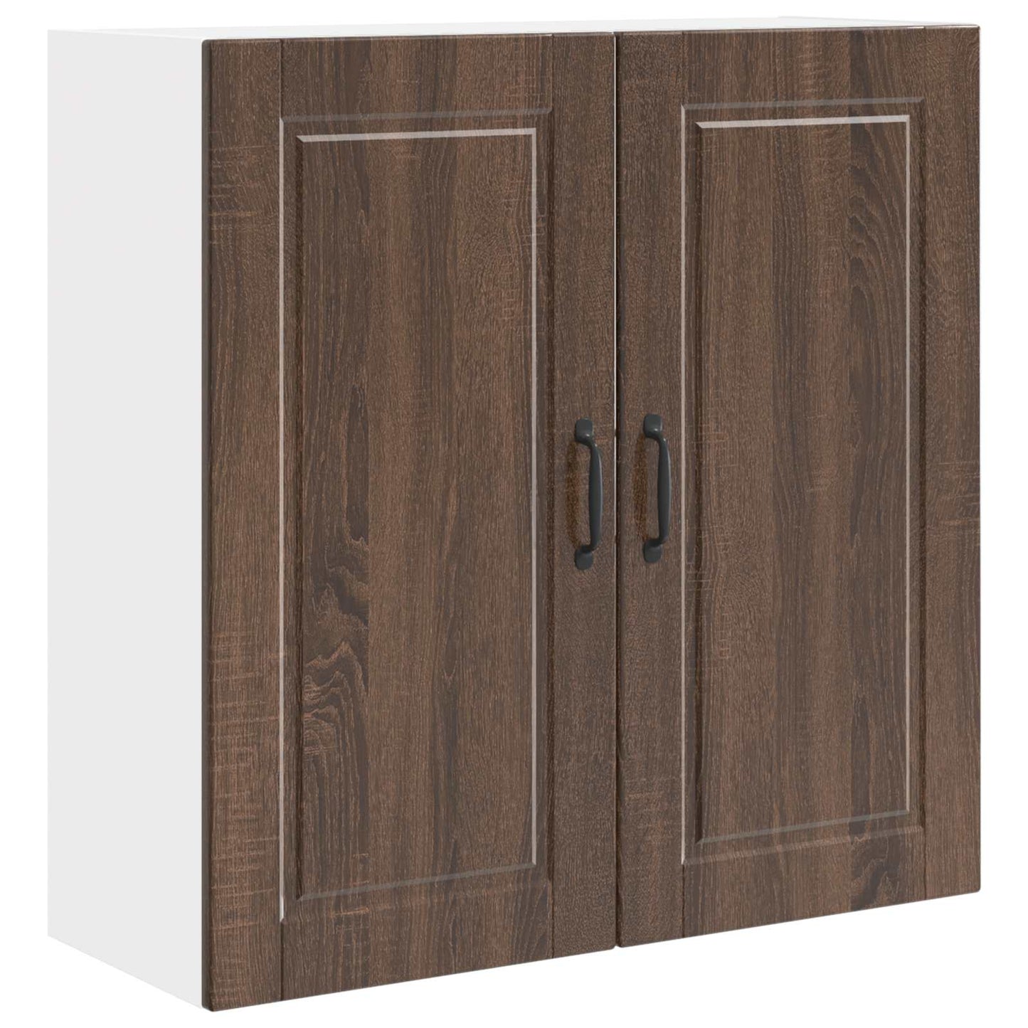 Wall Cabinet PORTO Brown Oak 80 x 31 x 80 cm Engineered Wood