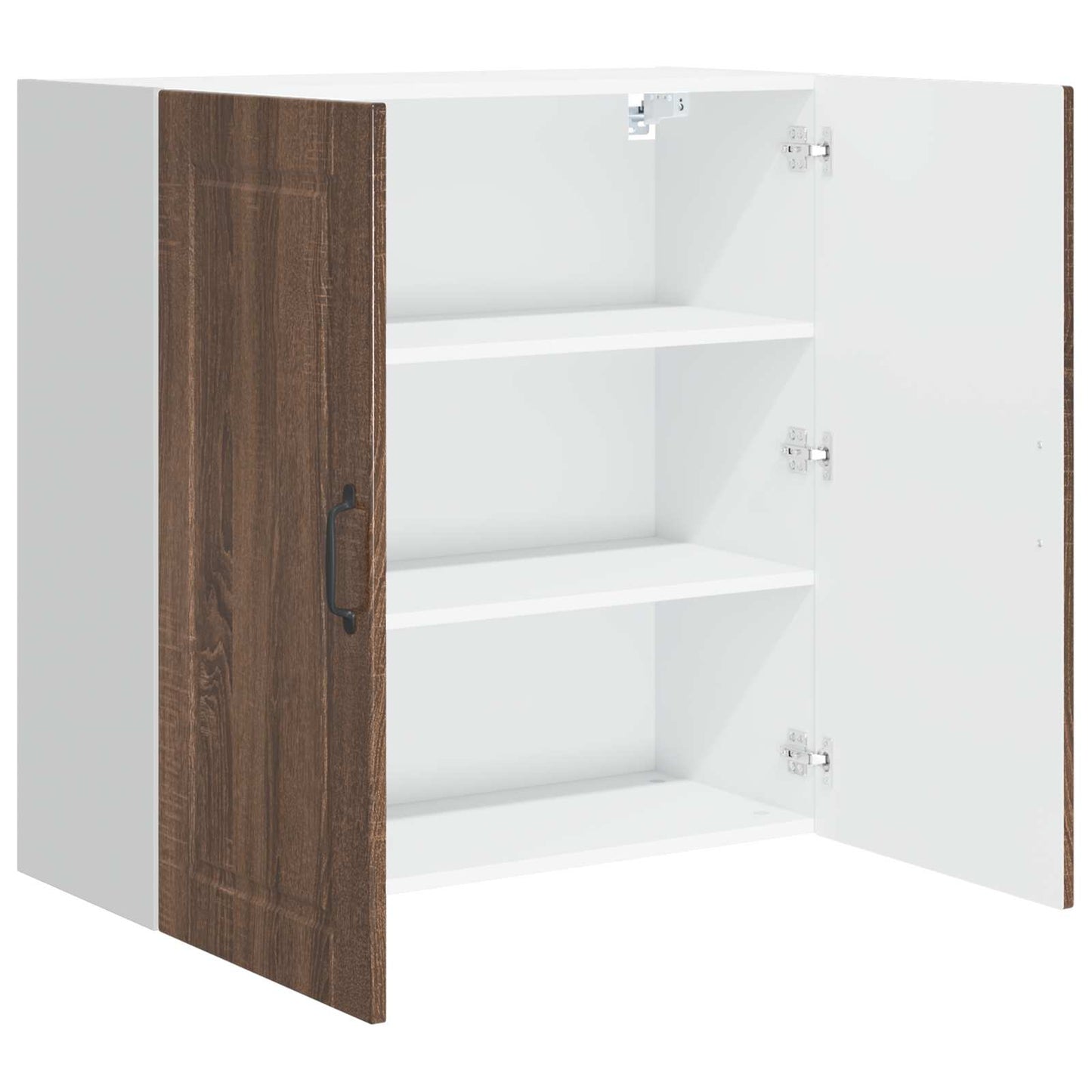 Wall Cabinet PORTO Brown Oak 80 x 31 x 80 cm Engineered Wood