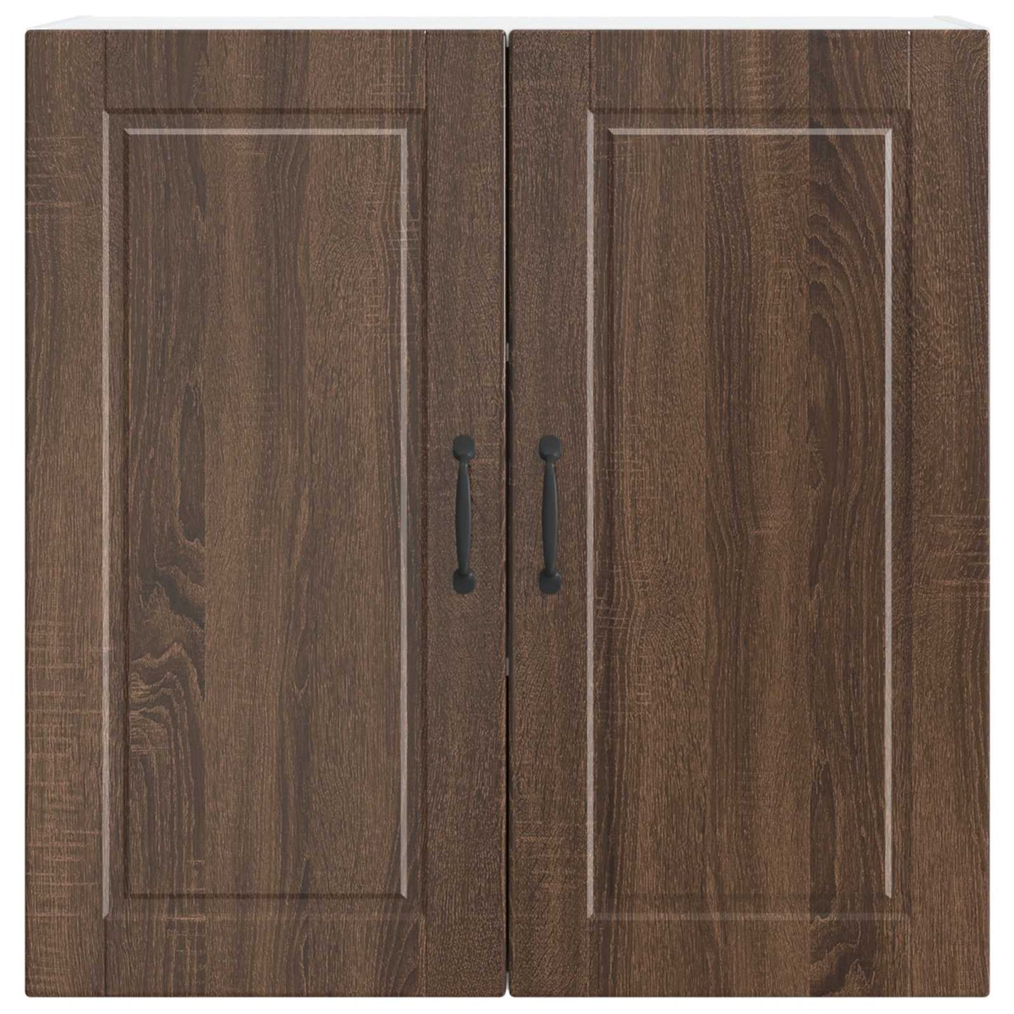 Wall Cabinet PORTO Brown Oak 80 x 31 x 80 cm Engineered Wood