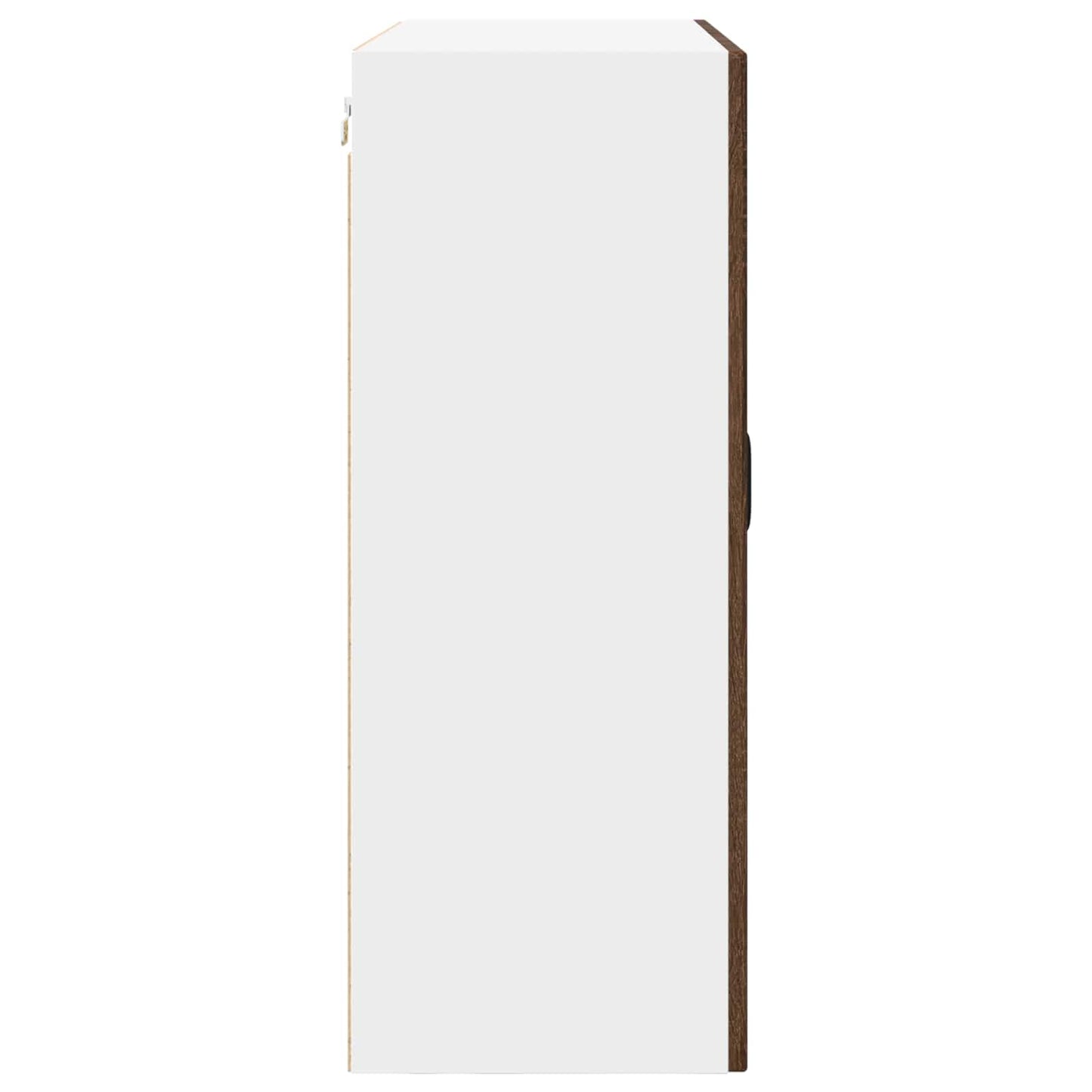 Wall Cabinet PORTO Brown Oak 80 x 31 x 80 cm Engineered Wood