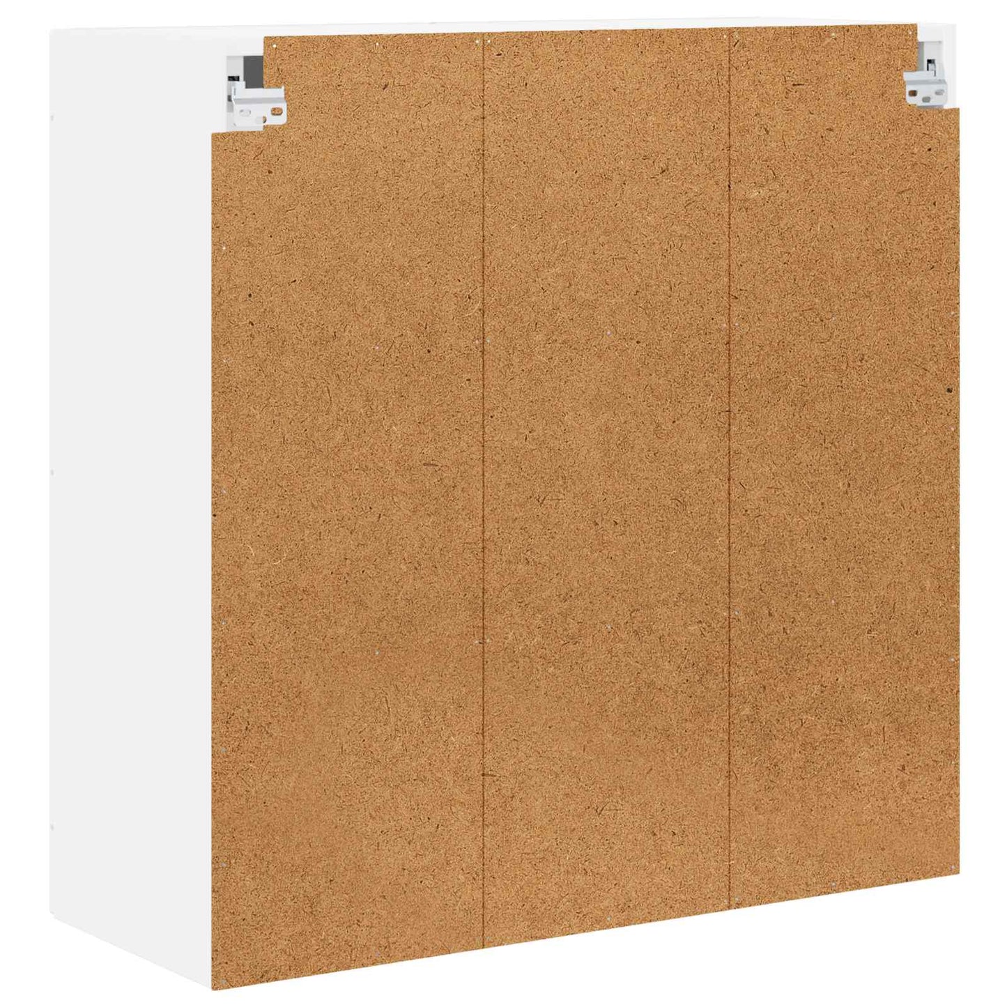 Wall Glass Cabinet PORTO White 80 x 31 x 80 cm Engineered Wood