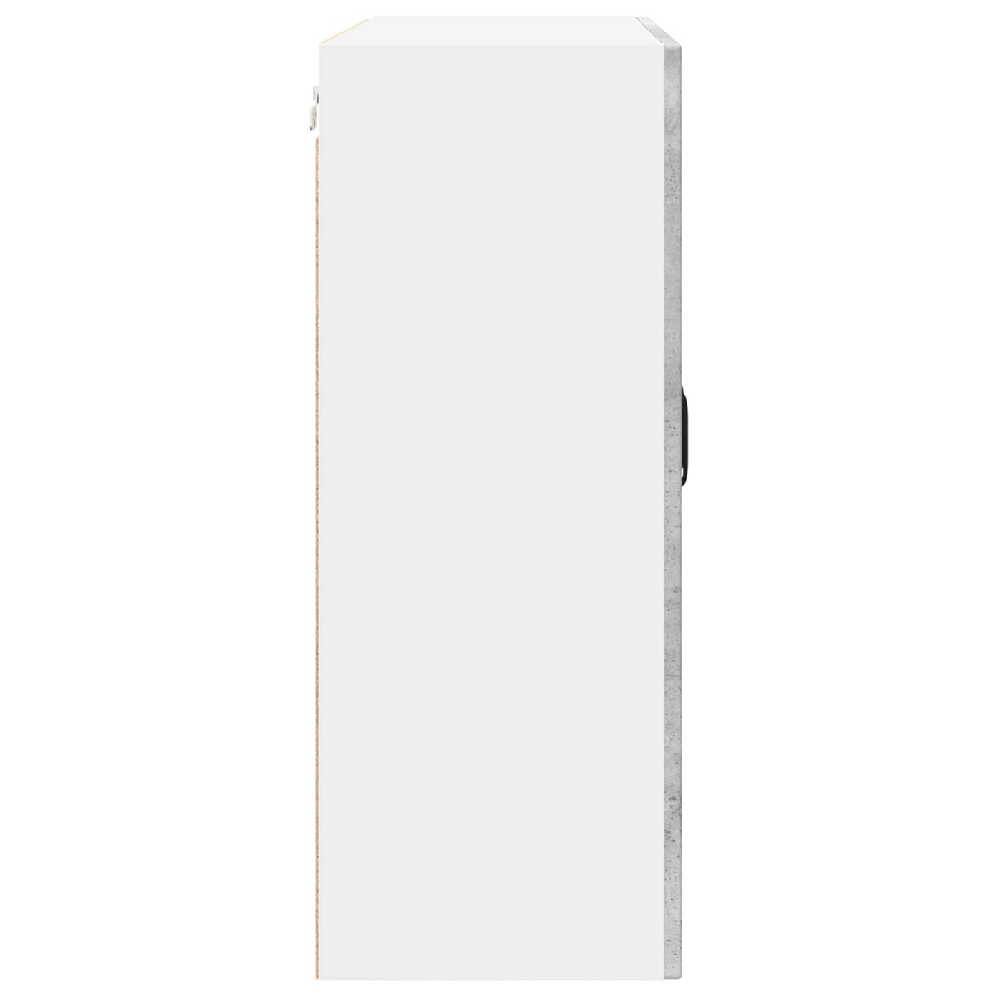Wall Glass Cabinet PORTO Concrete Grey 80 x 31 x 80 cm