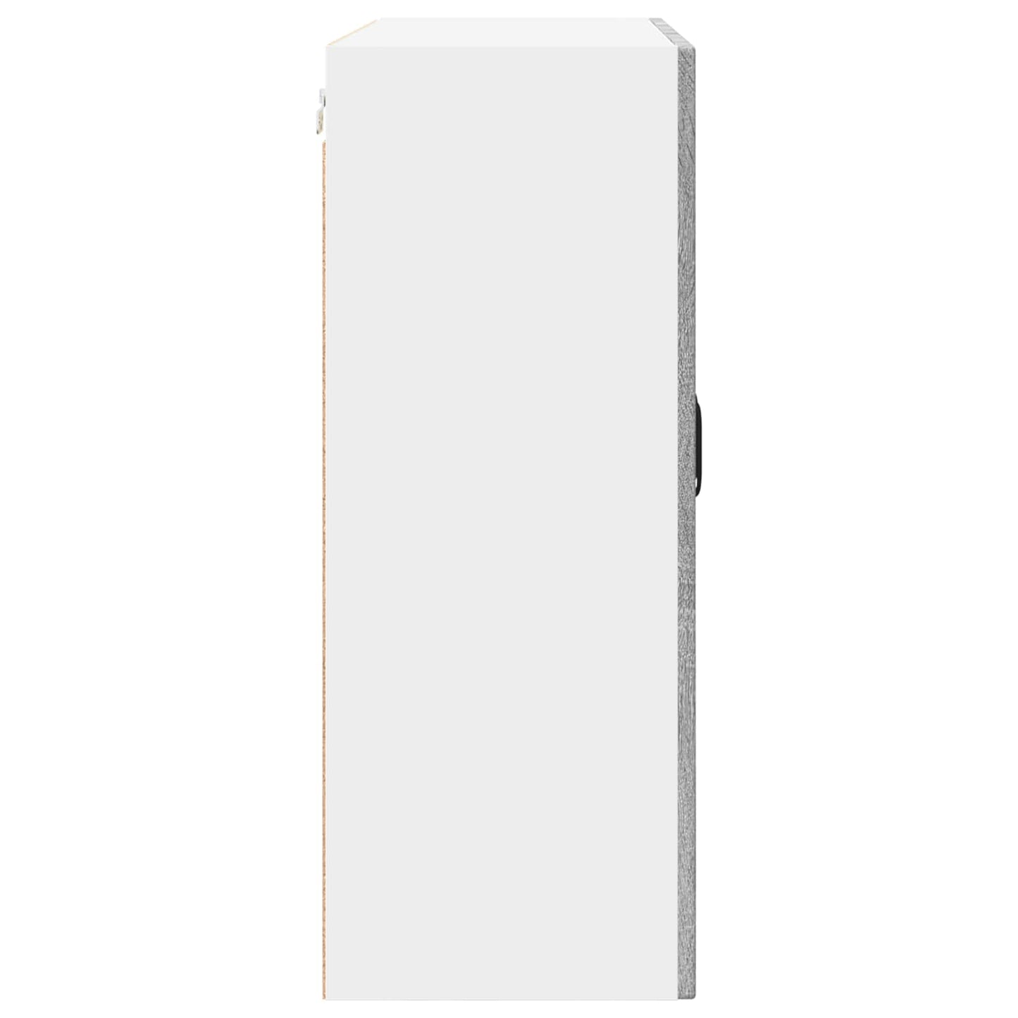 Wall Glass Cabinet PORTO Grey Sonoma 80 x 31 x 80 cm
