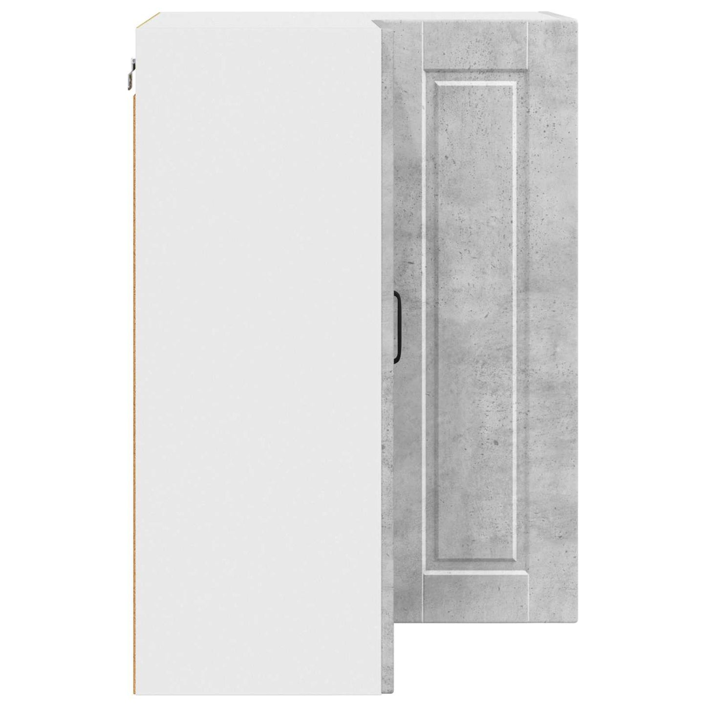 Wall Corner Cabinet PORTO Concrete Grey 57 x 57 x 80 cm