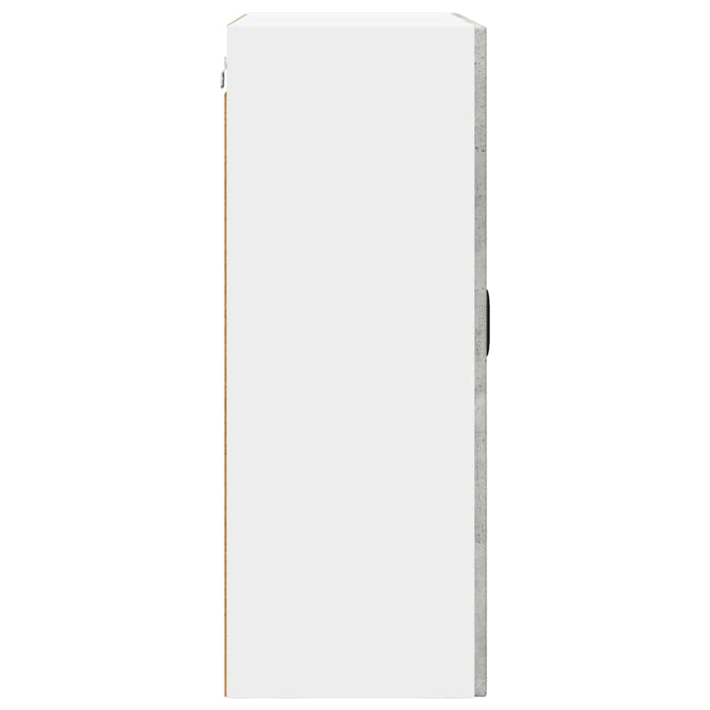 Wall Glass Cabinet PORTO Concrete Grey 60 x 31 x 80 cm