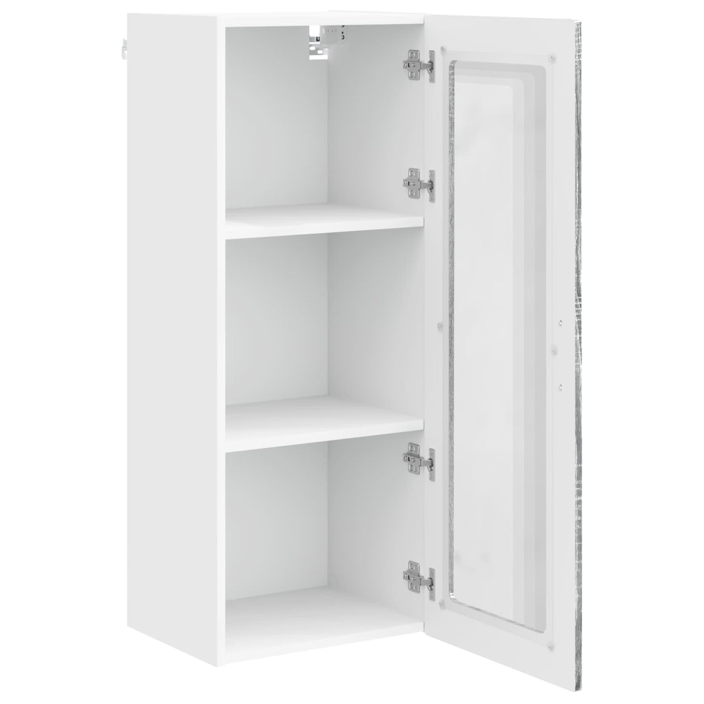 Wall Glass Cabinet PORTO Grey Sonoma 40 x 31 x 100 cm