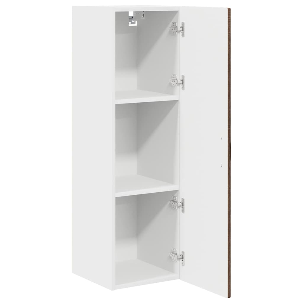 Wall Cabinet PORTO Brown Oak 30 x 31 x 100 cm Engineered Wood