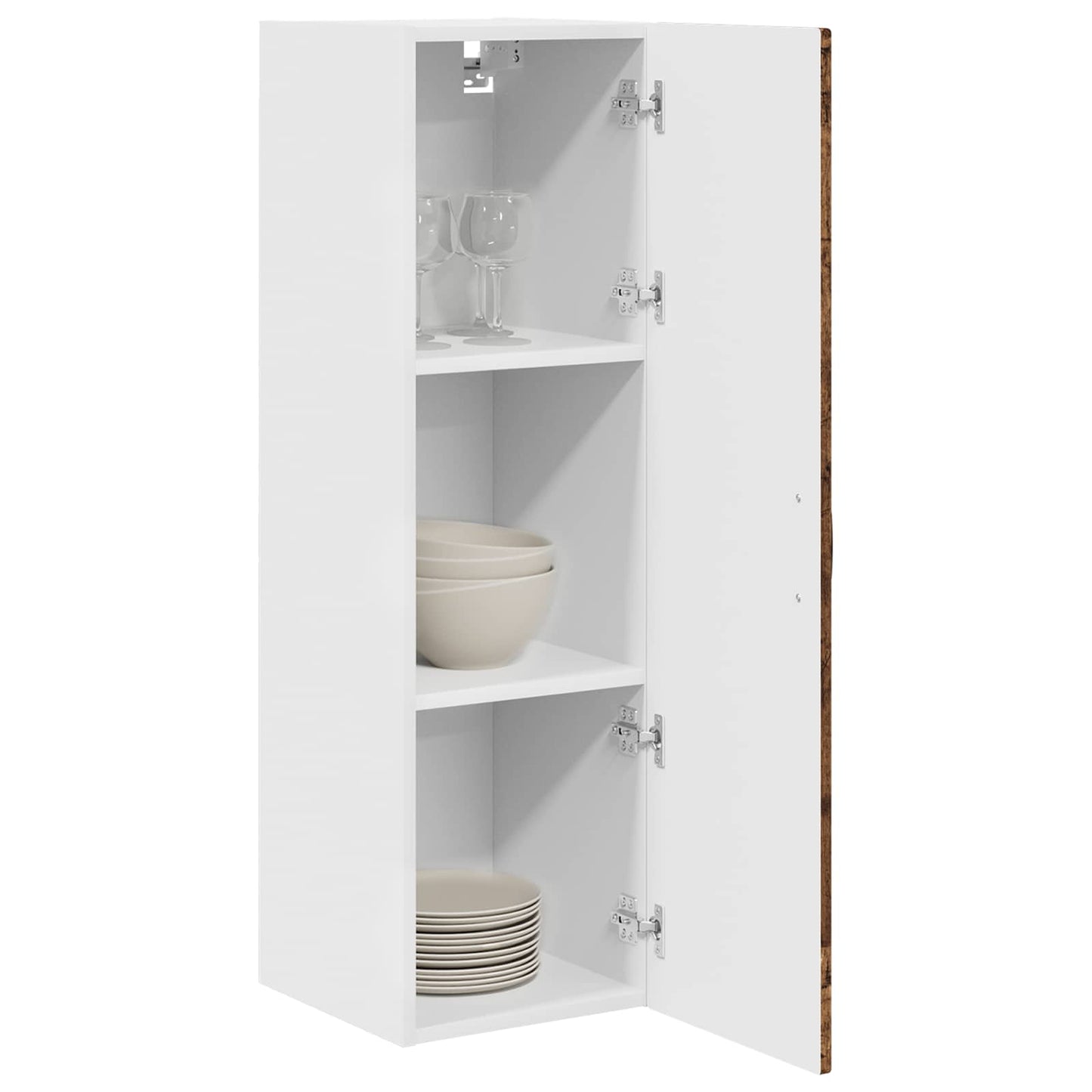 Wall Cabinet PORTO Old Wood 30 x 31 x 100 cm Engineered Wood