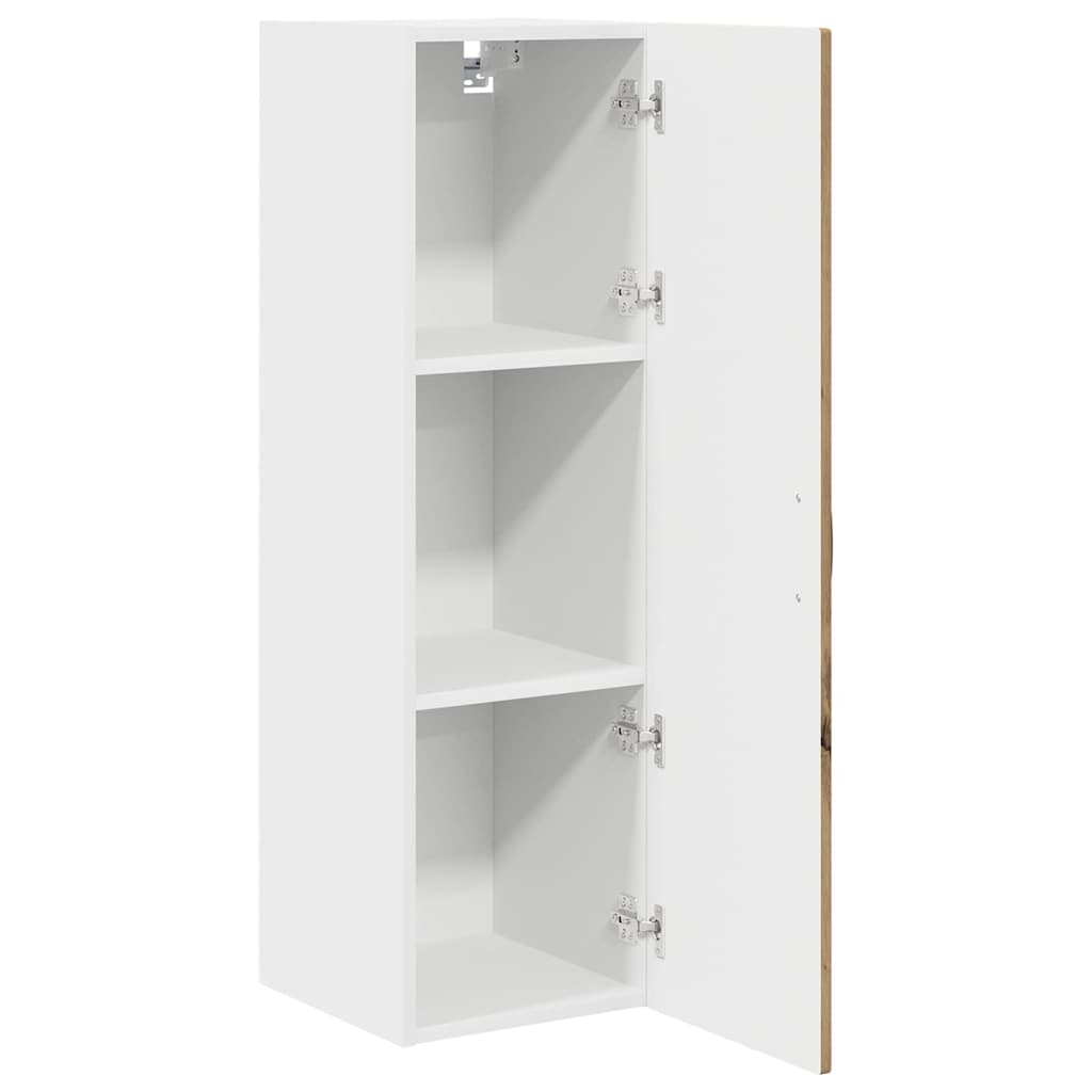 Wall Cabinet PORTO Artisan Oak 30 x 31 x 100 cm Engineered Wood