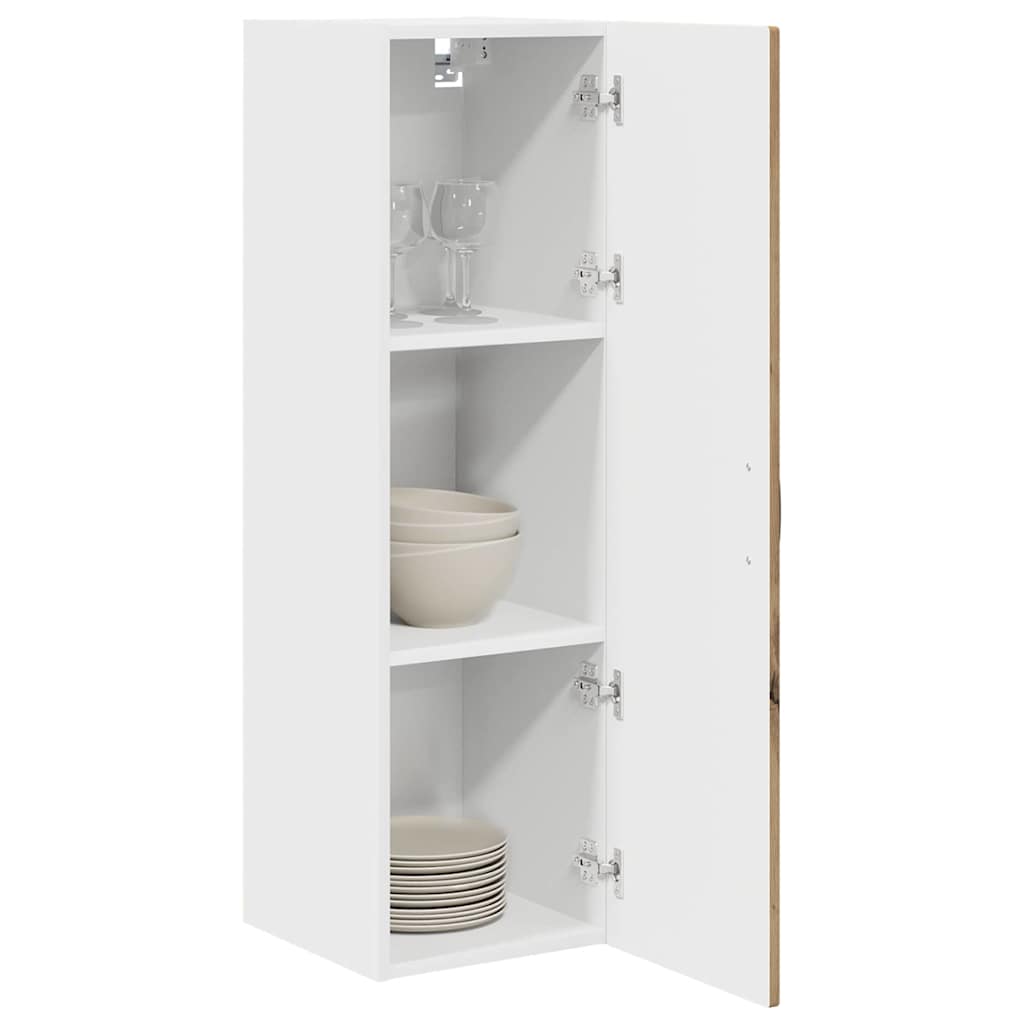 Wall Cabinet PORTO Artisan Oak 30 x 31 x 100 cm Engineered Wood