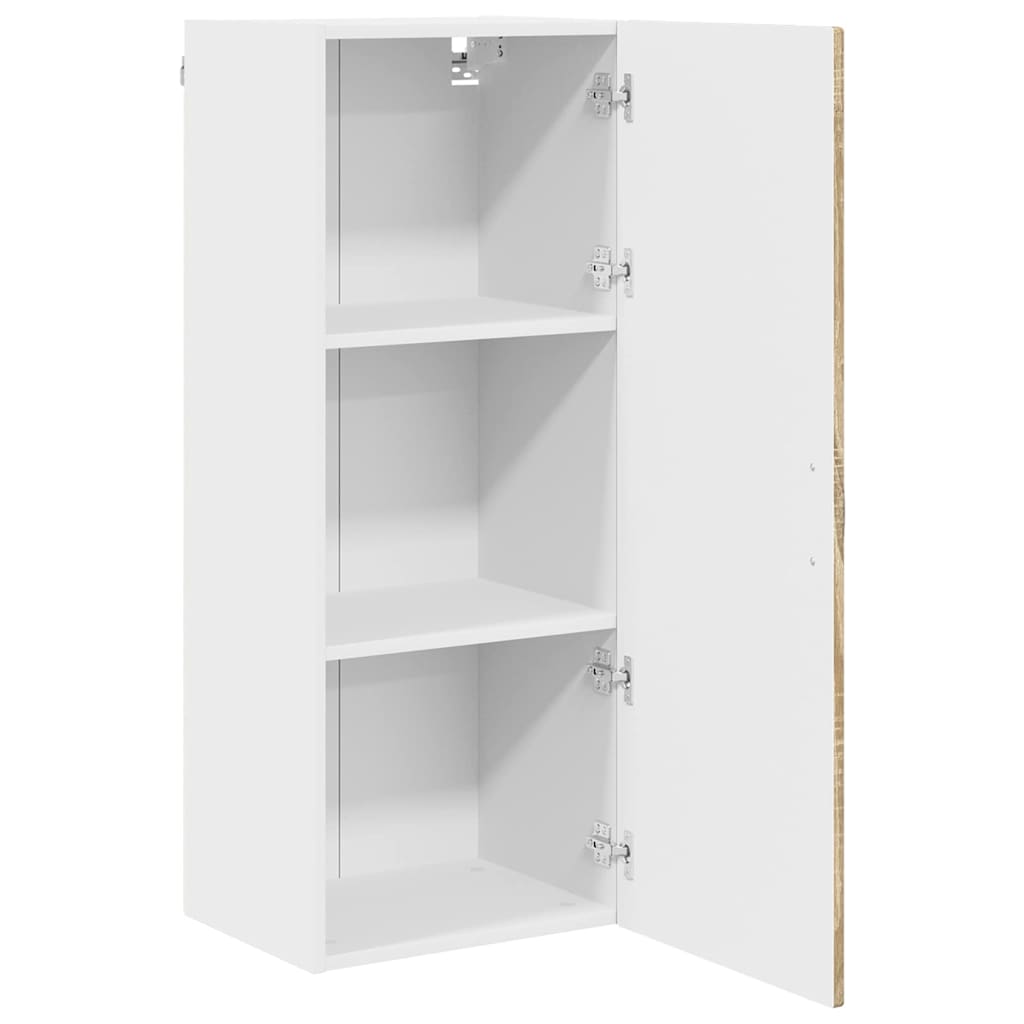 Wall Cabinet Sonoma Oak 40 x 31 x 100 cm Engineered Wood