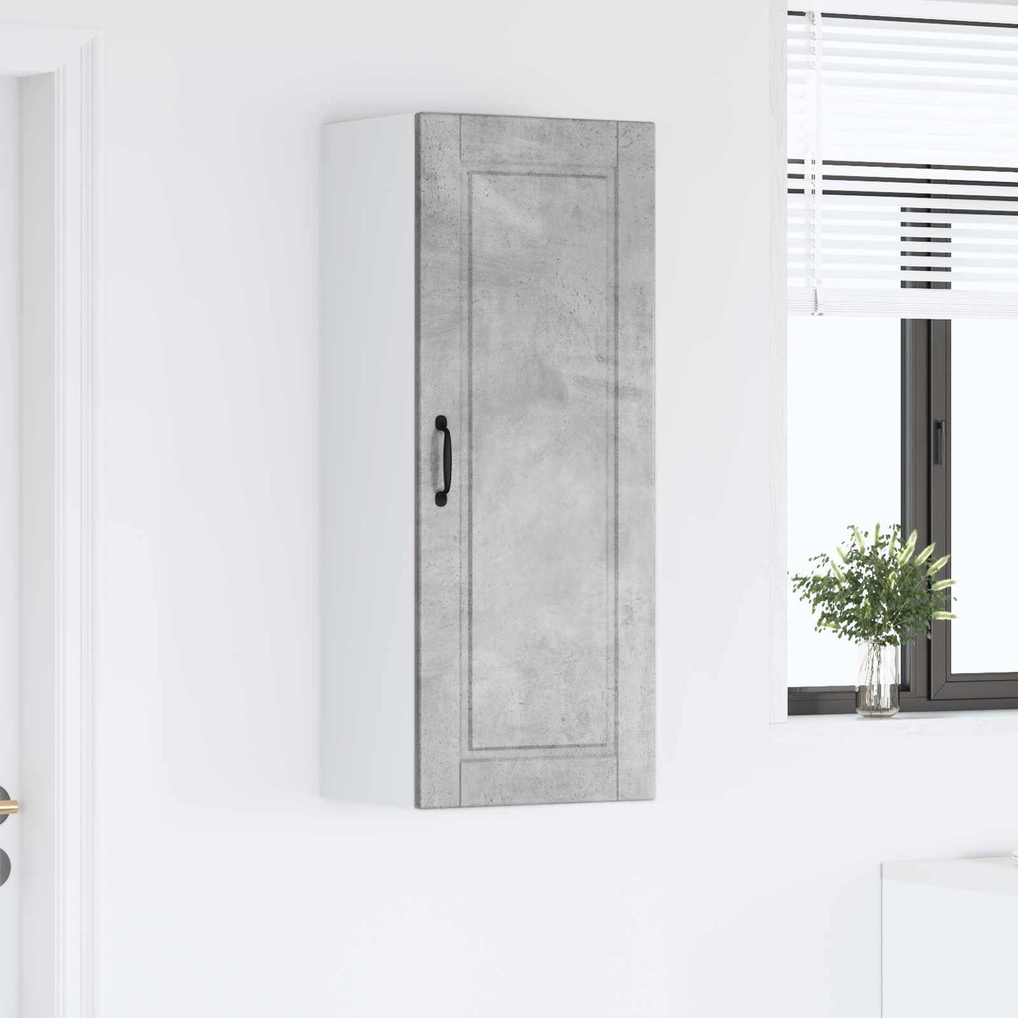 Wall Cabinet PORTO Concrete Grey 40 x 31 x 100 cm