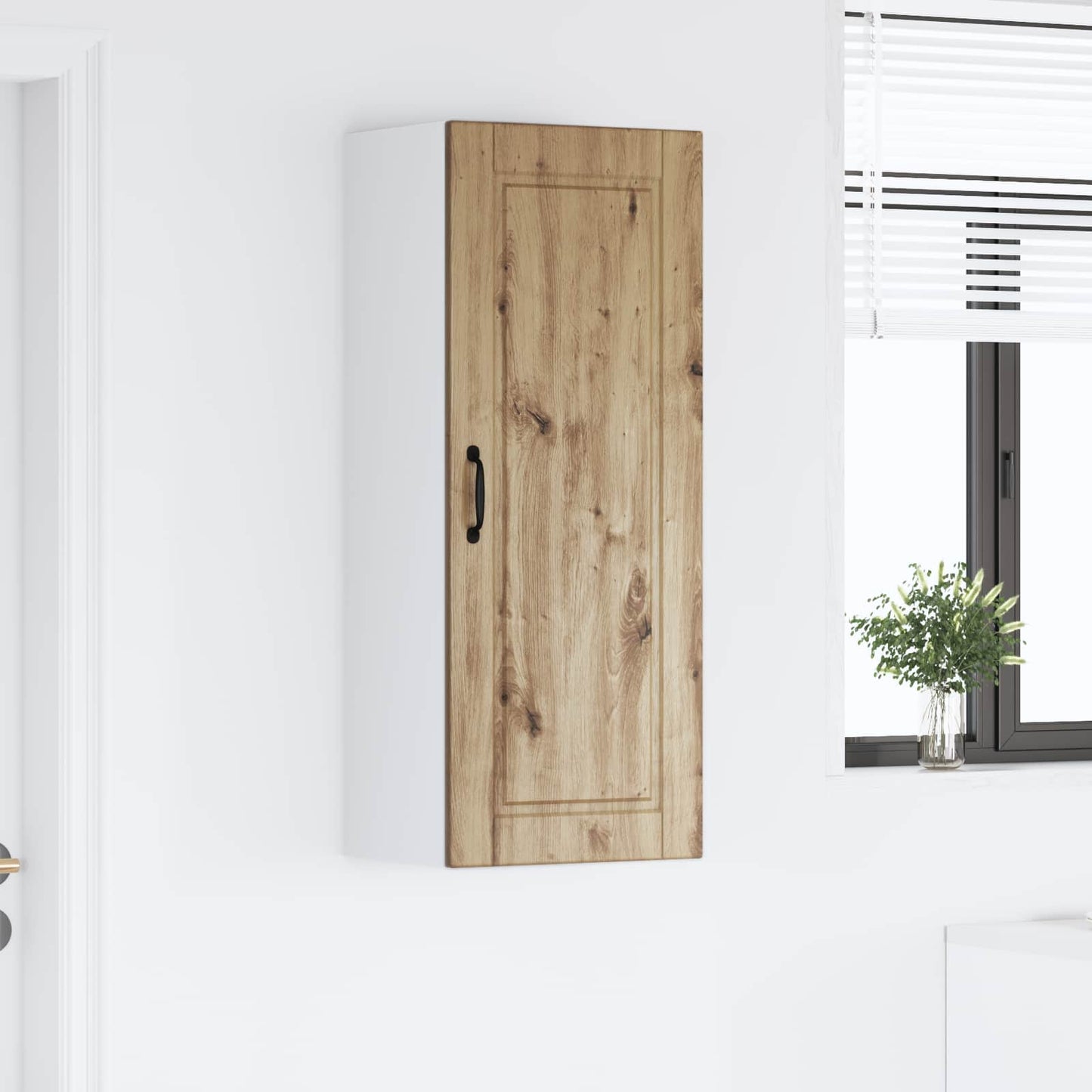 Wall Cabinet PORTO Artisan Oak 40 x 31 x 100 cm Engineered Wood