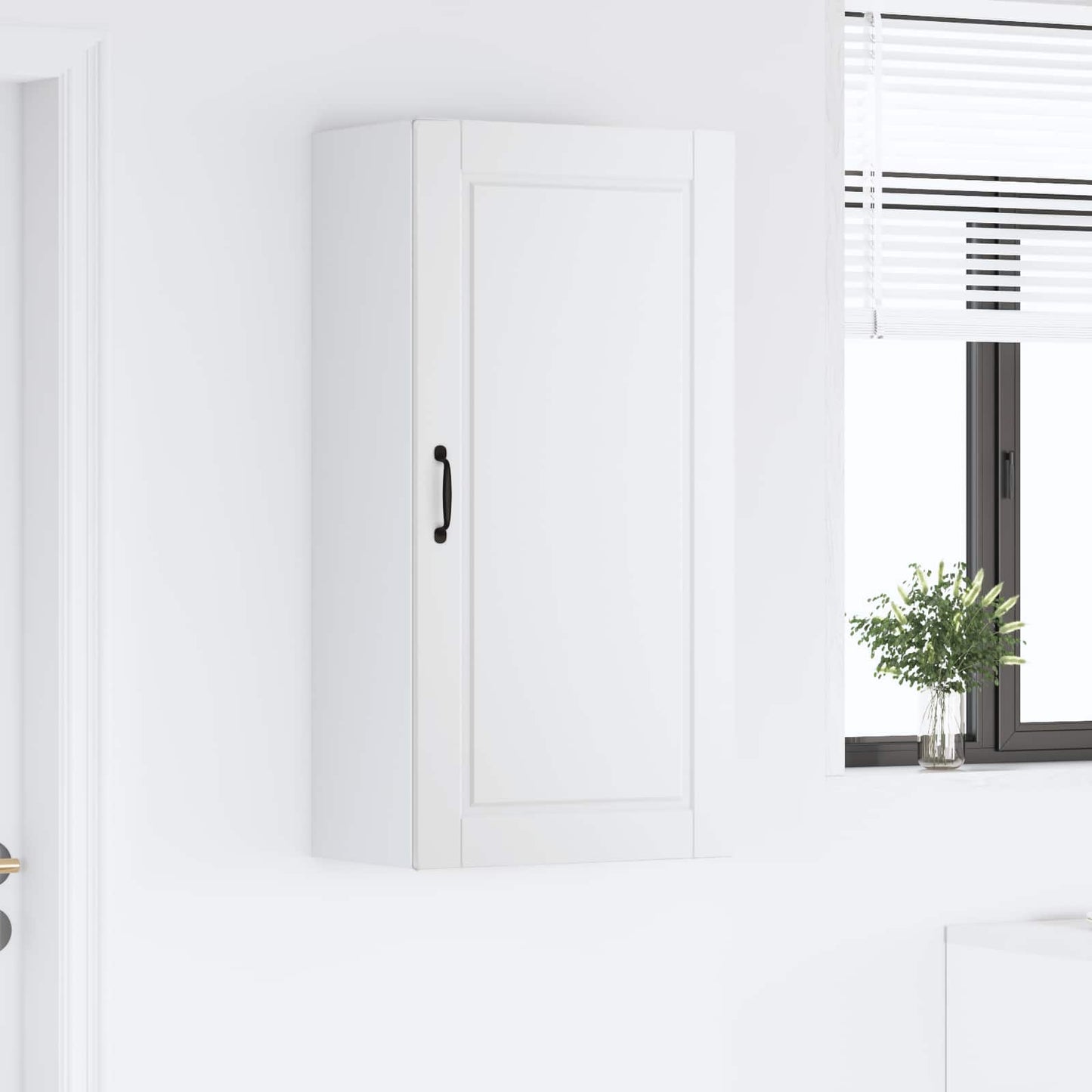 Wall Cabinet PORTO White 50 x 31 x 100 cm Engineered Wood
