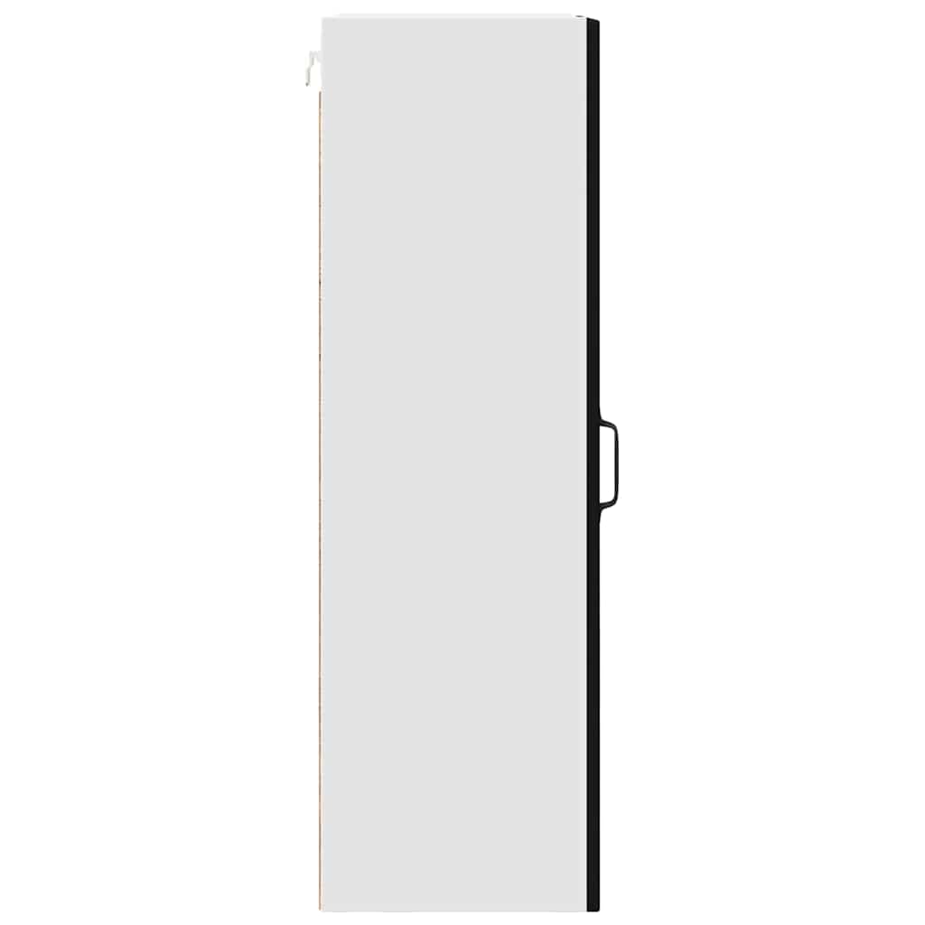 Wall Cabinet PORTO Black 50 x 31 x 100 cm Engineered Wood