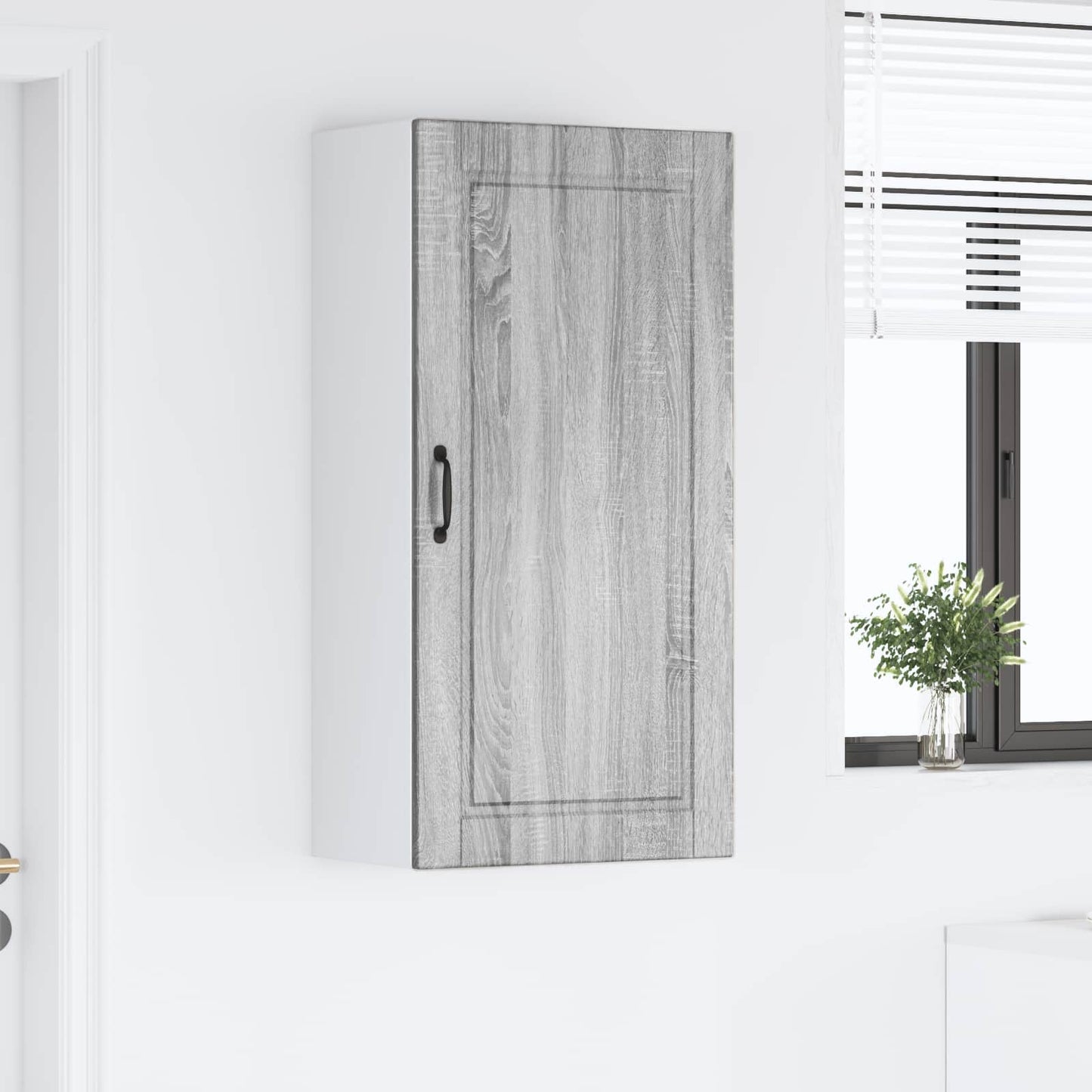 Wall Cabinet PORTO Grey Sonoma 50 x 31 x 100 cm Engineered Wood