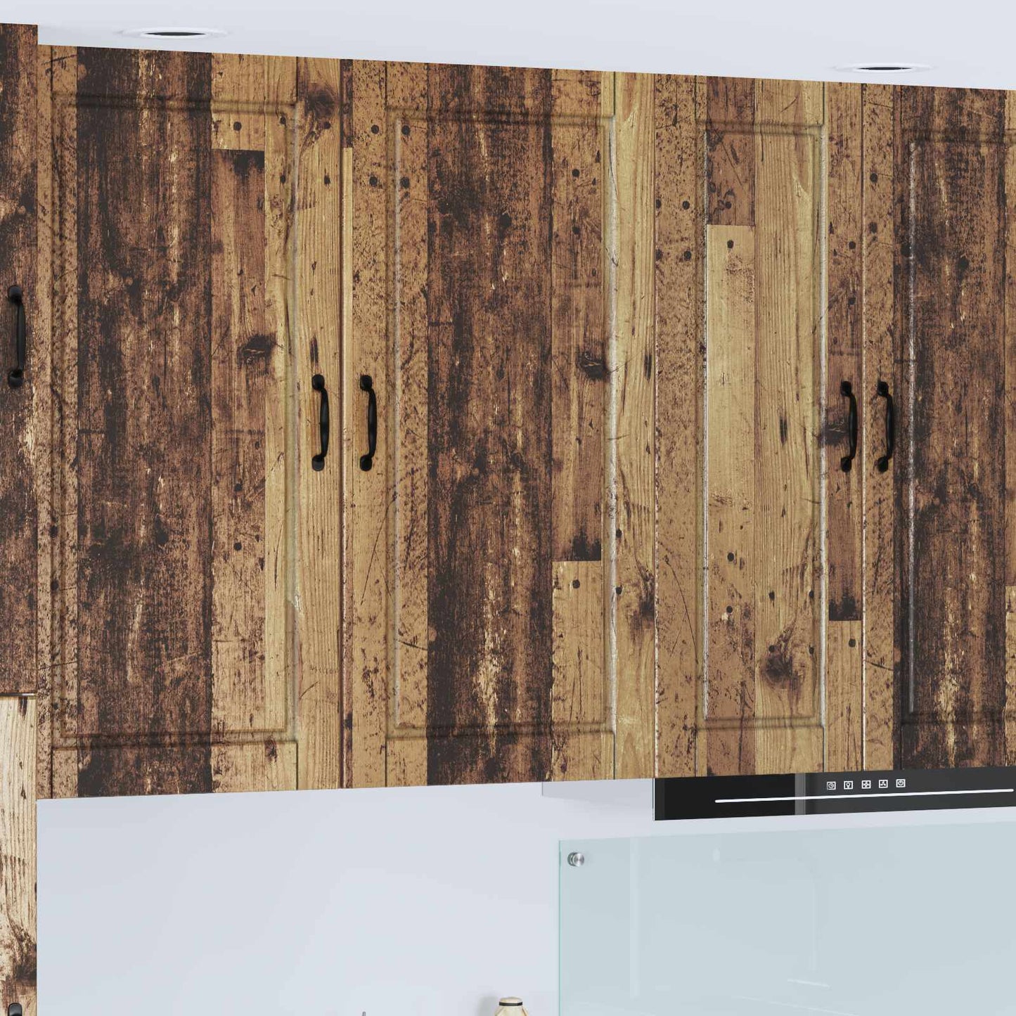 Wall Cabinet PORTO Old Wood 50 x 31 x 100 cm Engineered Wood