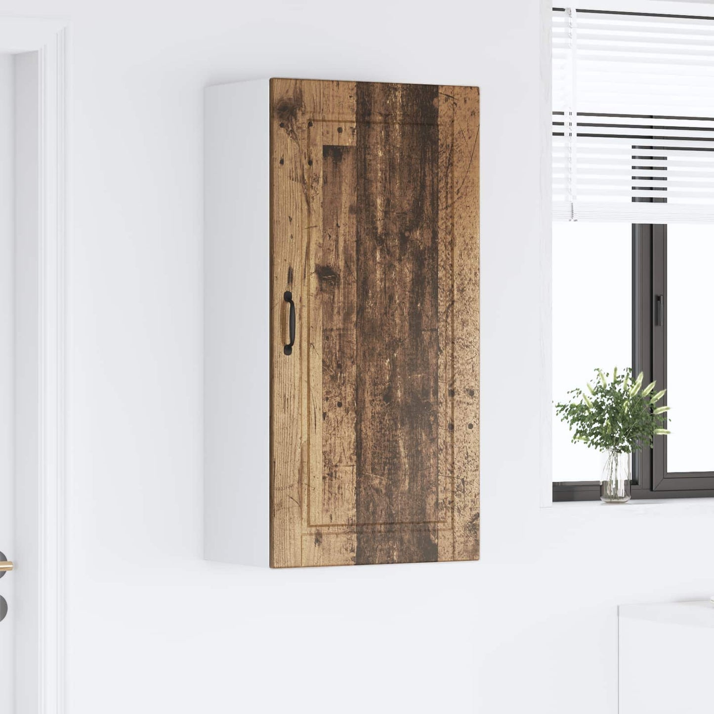 Wall Cabinet PORTO Old Wood 50 x 31 x 100 cm Engineered Wood