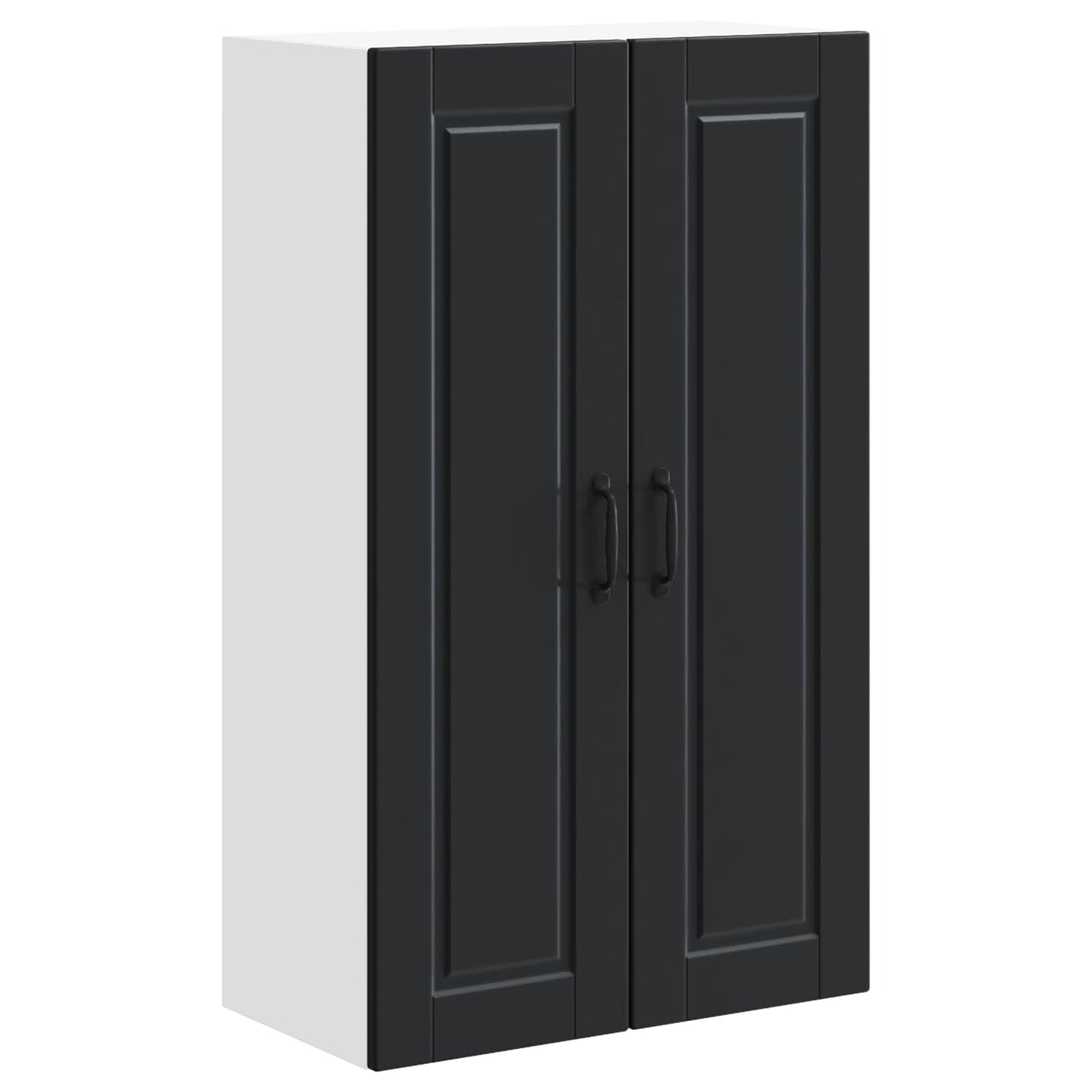 Wall Cabinet PORTO Black 60 x 31 x 100 cm Engineered Wood