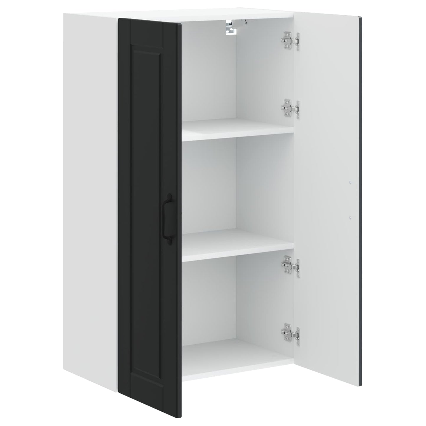 Wall Cabinet PORTO Black 60 x 31 x 100 cm Engineered Wood
