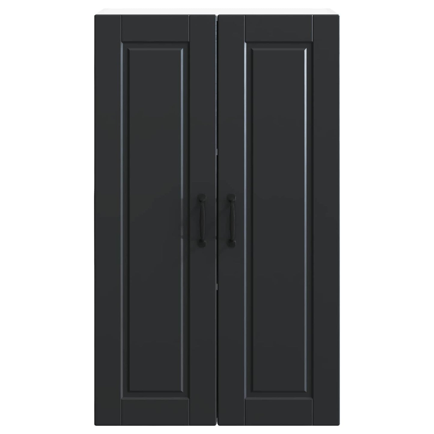 Wall Cabinet PORTO Black 60 x 31 x 100 cm Engineered Wood