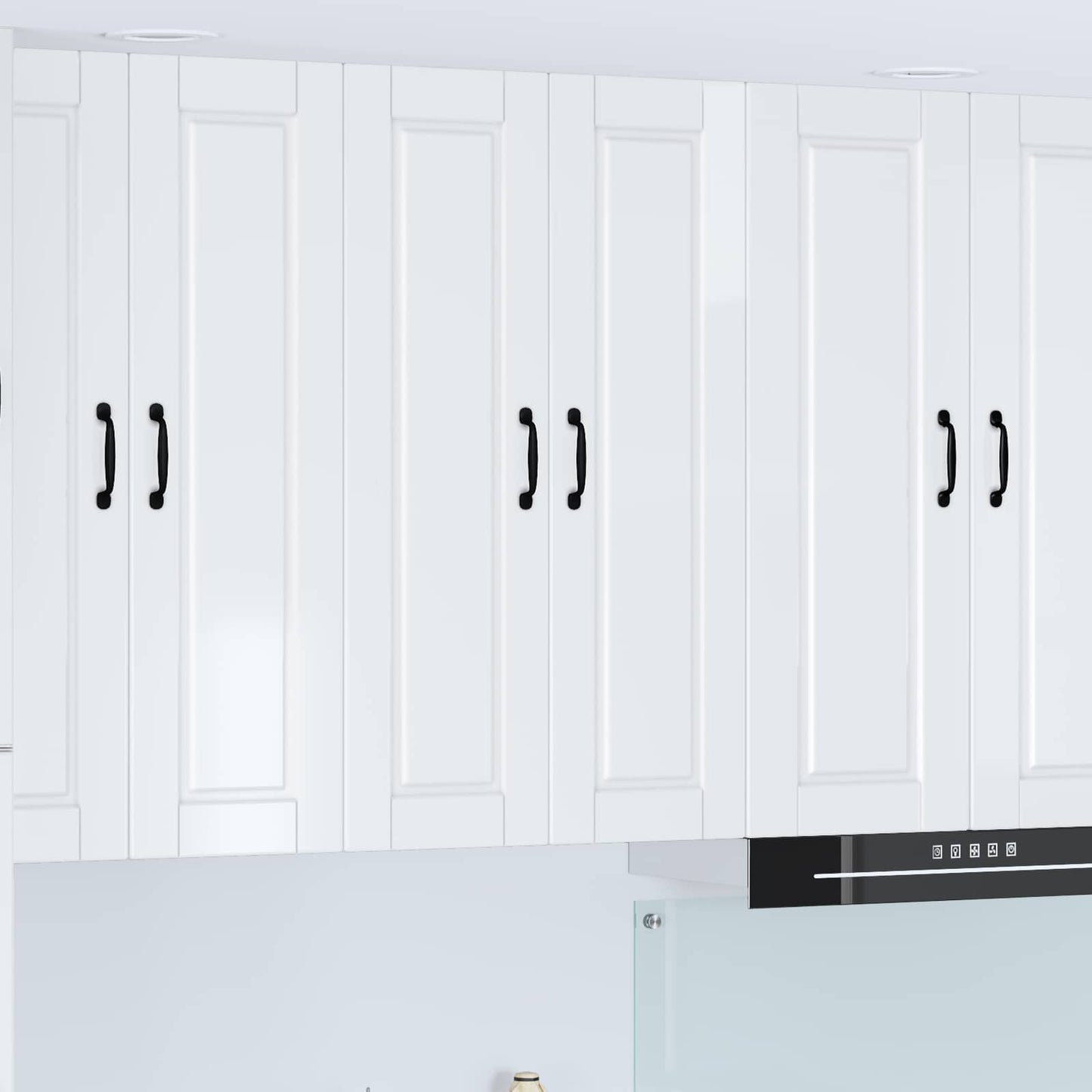 Wall Cabinet PORTO High Gloss White 60 x 31 x 100 cm