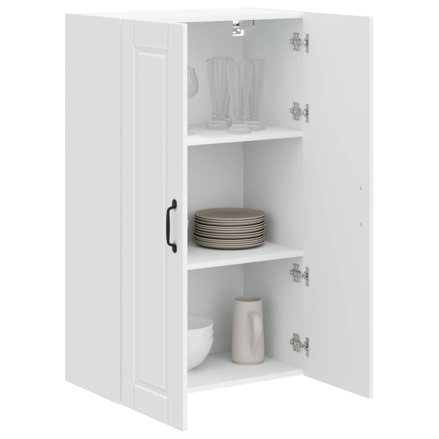 Wall Cabinet PORTO High Gloss White 60 x 31 x 100 cm