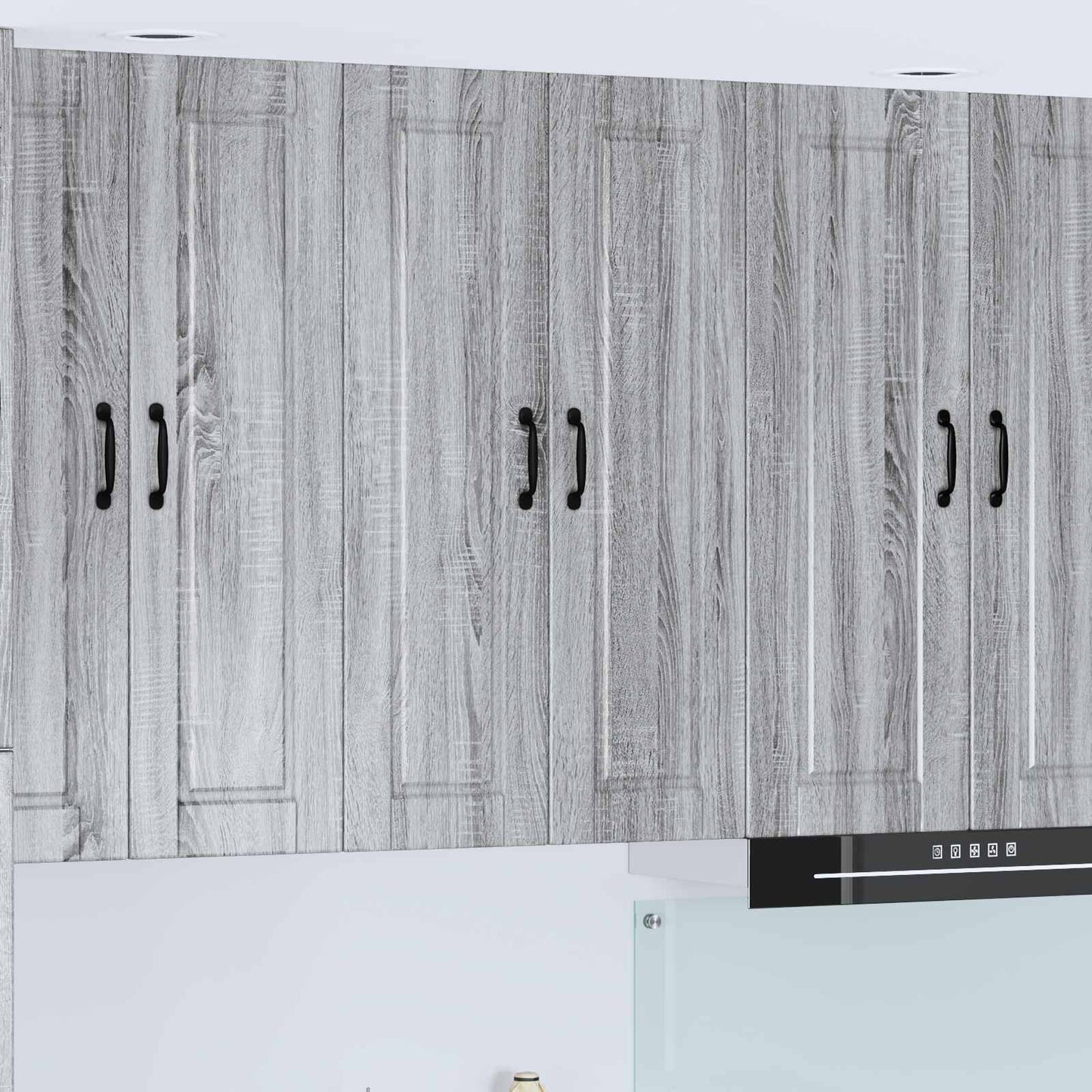 Wall Cabinet PORTO Grey Sonoma 60 x 31 x 100 cm Engineered Wood