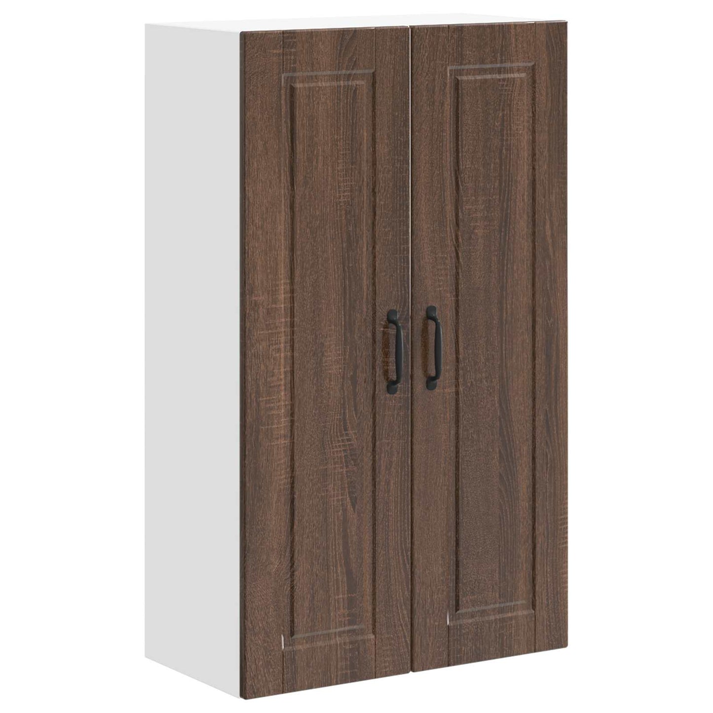 Wall Cabinet PORTO Brown Oak 60 x 31 x 100 cm Engineered Wood