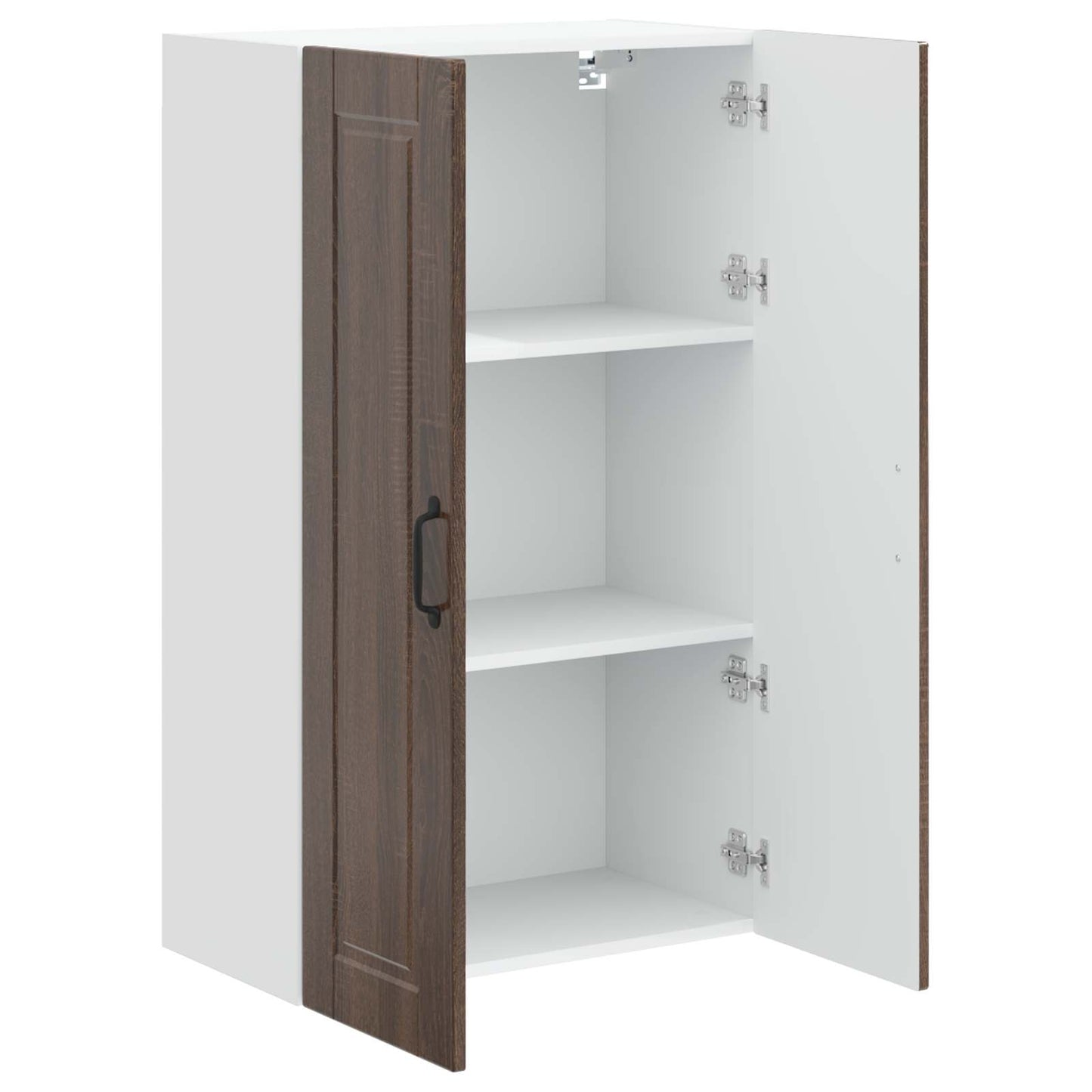 Wall Cabinet PORTO Brown Oak 60 x 31 x 100 cm Engineered Wood
