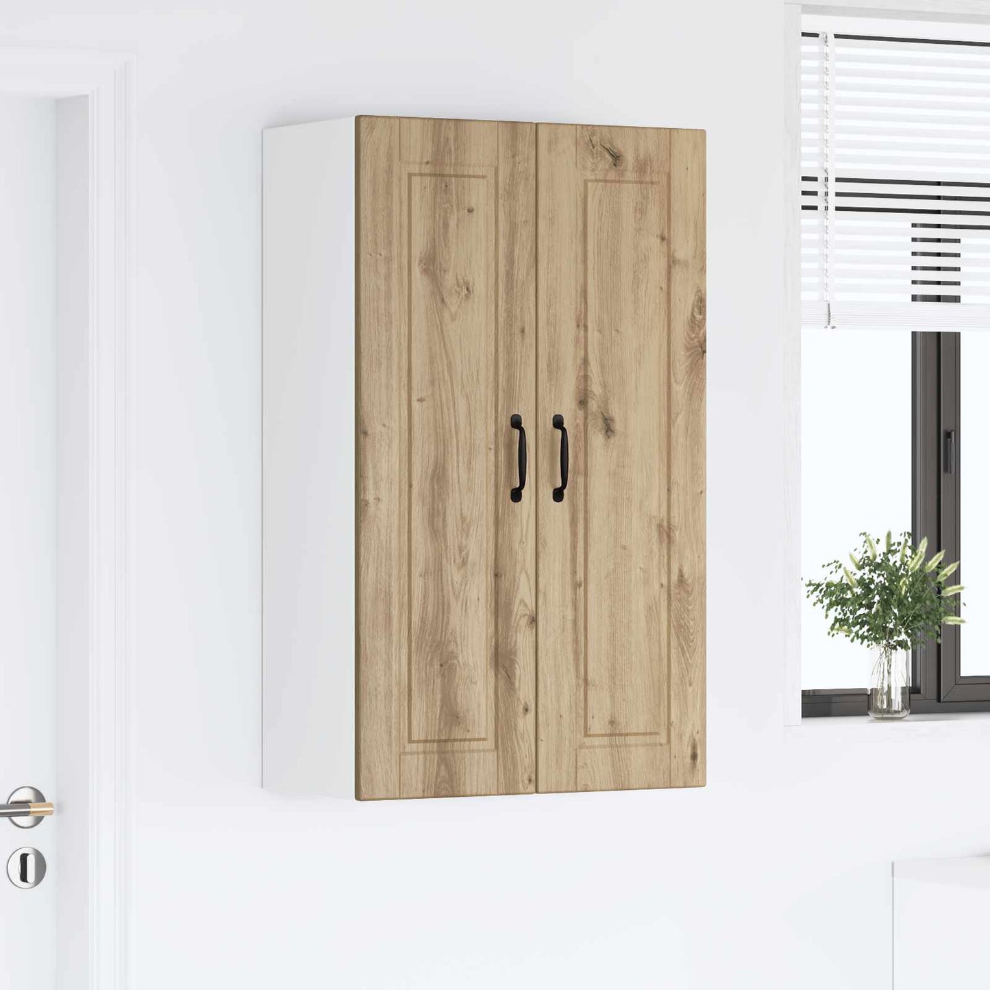 Wall Cabinet PORTO Artisan Oak 60 x 31 x 100 cm Engineered Wood