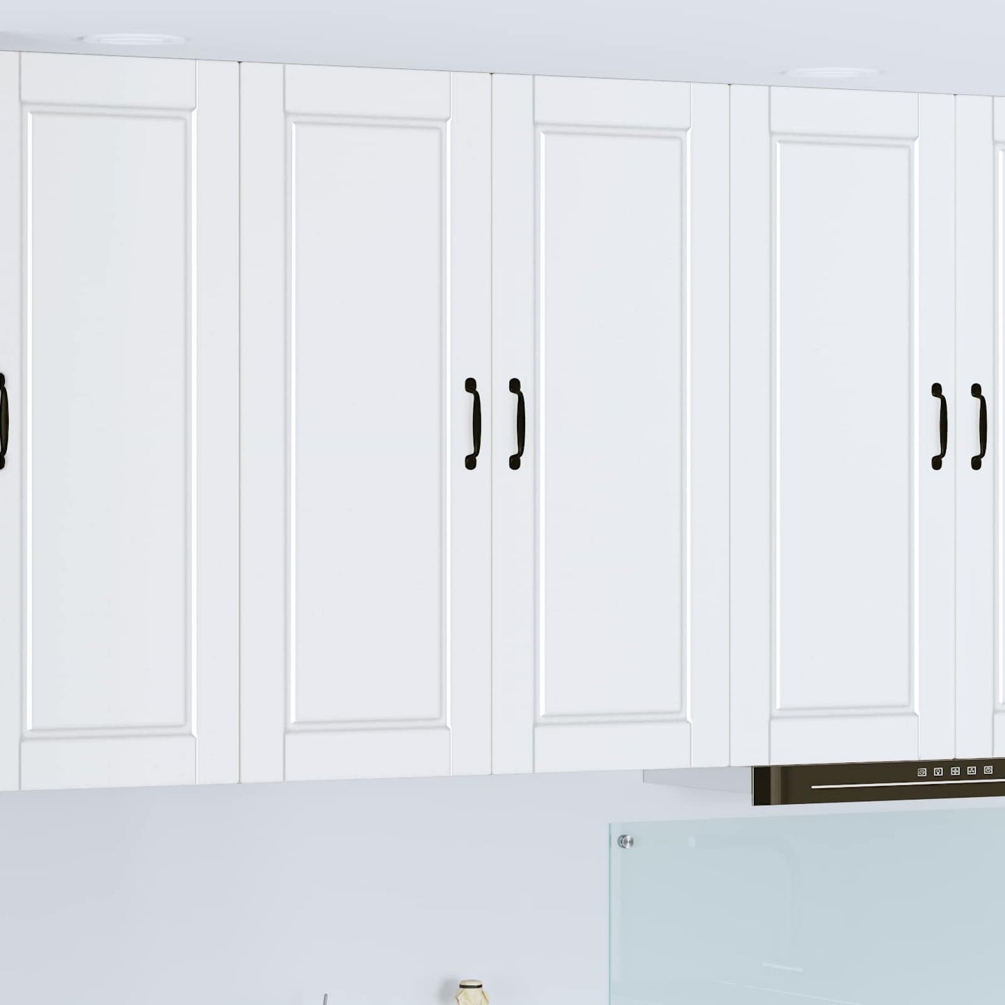 Wall Cabinet PORTO White 80 x 31 x 100 cm Engineered Wood