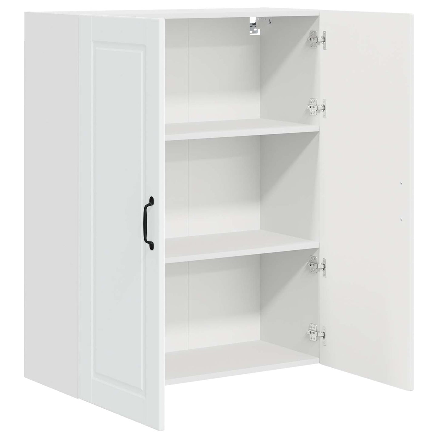 Wall Cabinet PORTO White 80 x 31 x 100 cm Engineered Wood