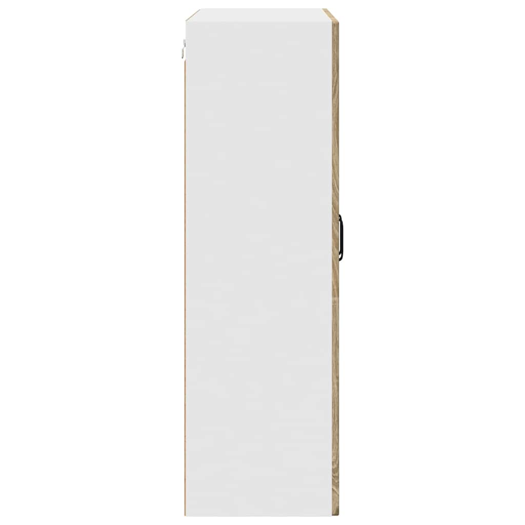Wall Cabinet PORTO Sonoma Oak 80 x 31 x 100 cm Engineered Wood