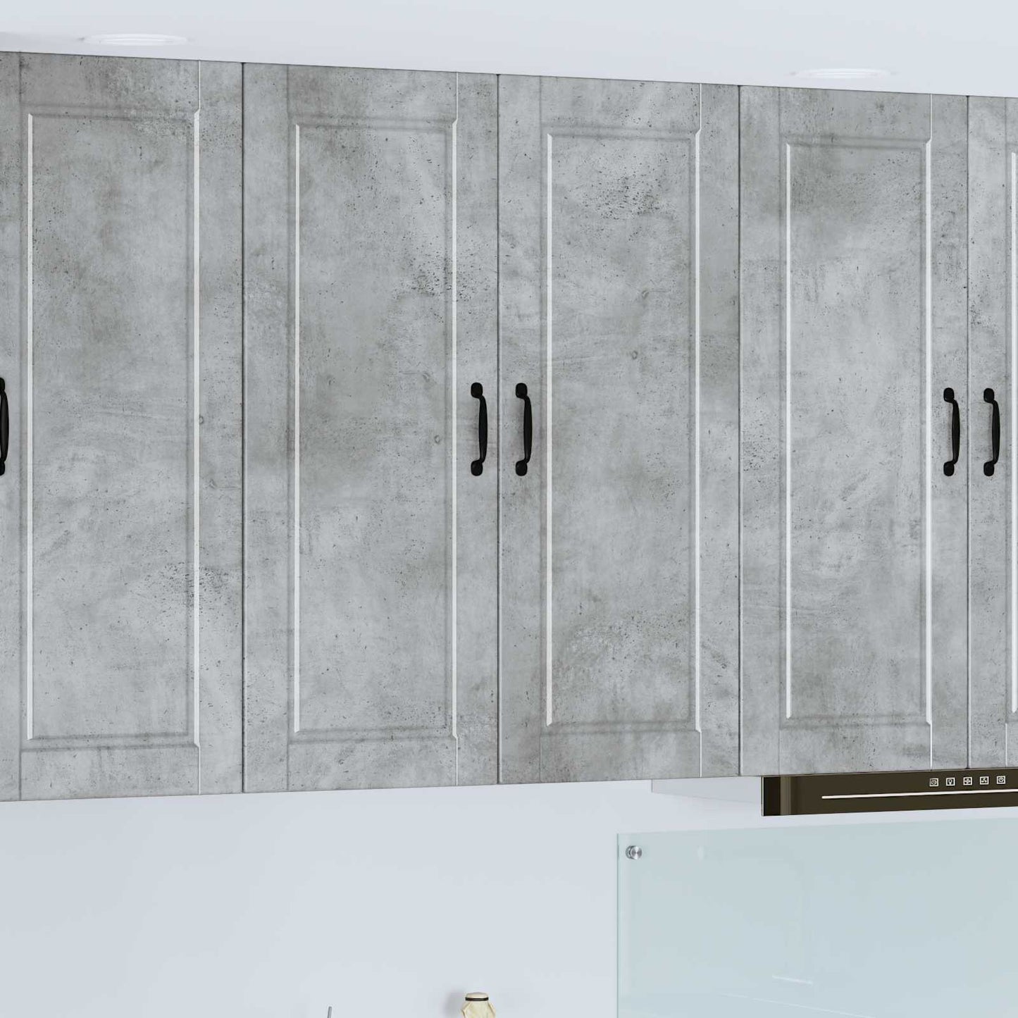Wall Cabinet PORTO Concrete Grey 80 x 31 x 100 cm