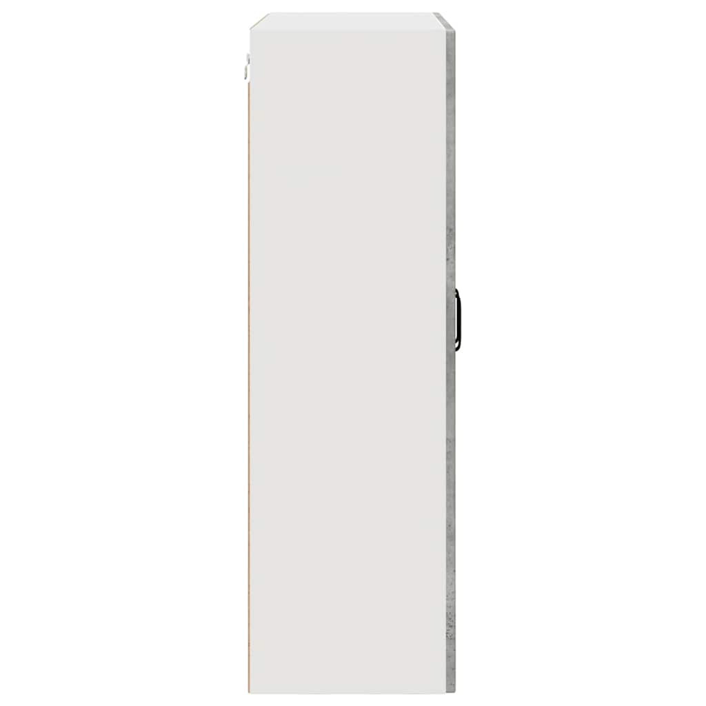 Wall Cabinet PORTO Concrete Grey 80 x 31 x 100 cm