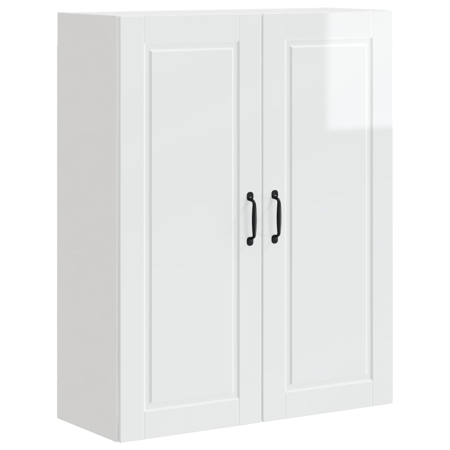 Wall Cabinet PORTO High Gloss White 80 x 31 x 100 cm