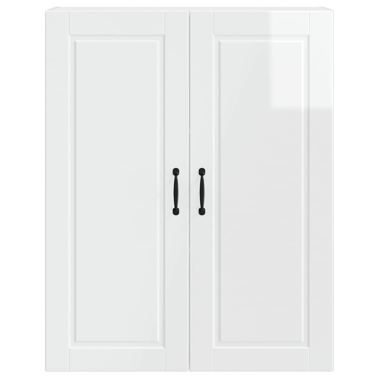 Wall Cabinet PORTO High Gloss White 80 x 31 x 100 cm