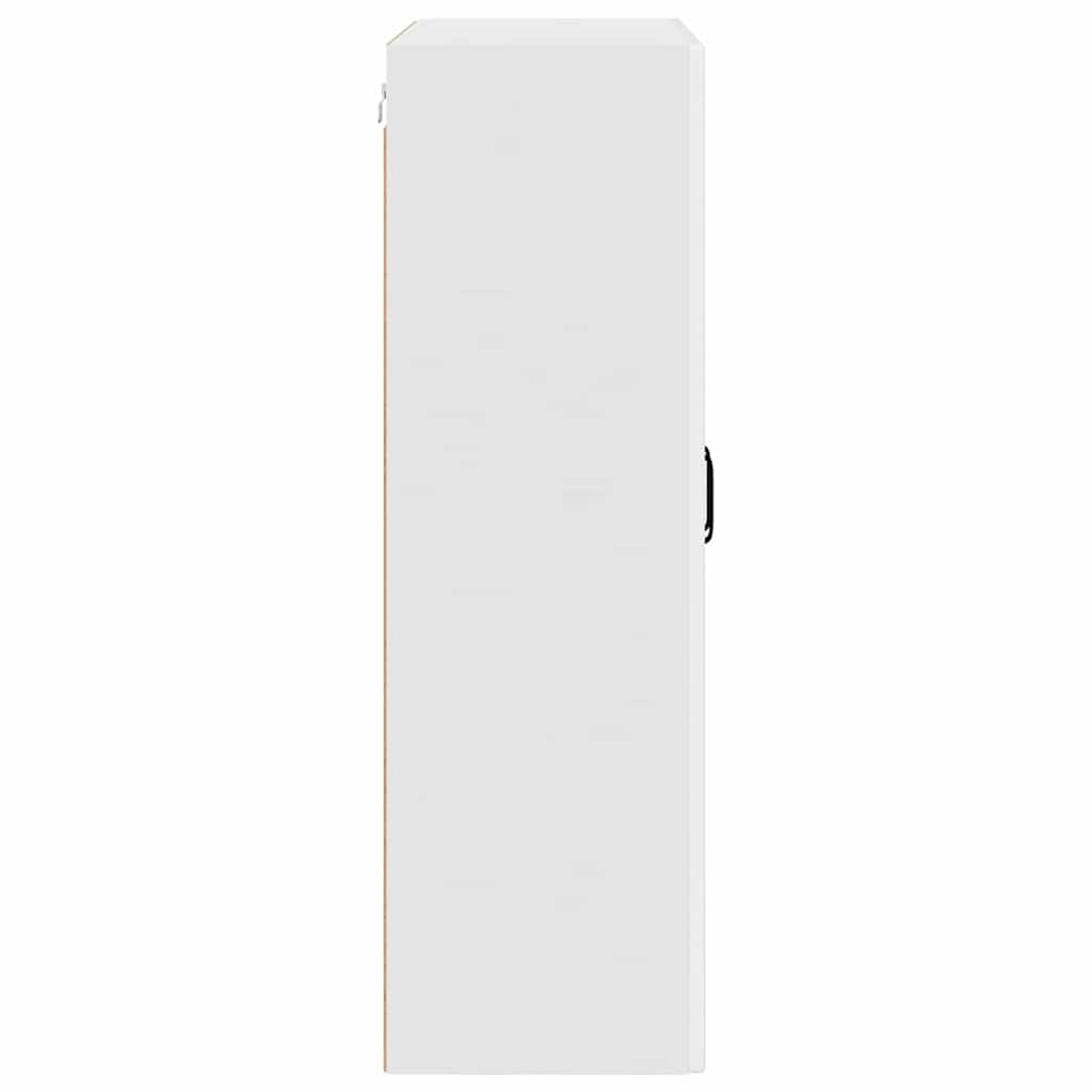 Wall Cabinet PORTO High Gloss White 80 x 31 x 100 cm