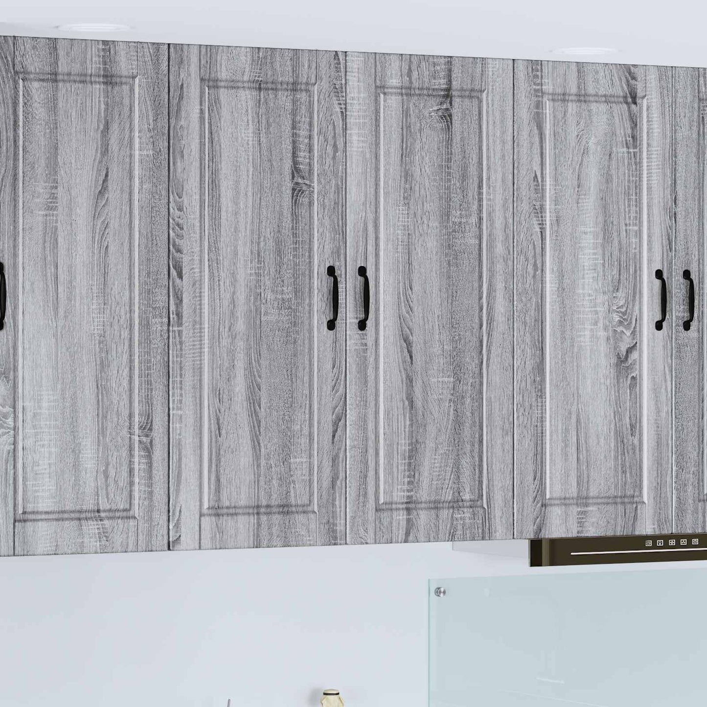 Wall Cabinet PORTO Grey Sonoma 80 x 31 x 100 cm Engineered Wood