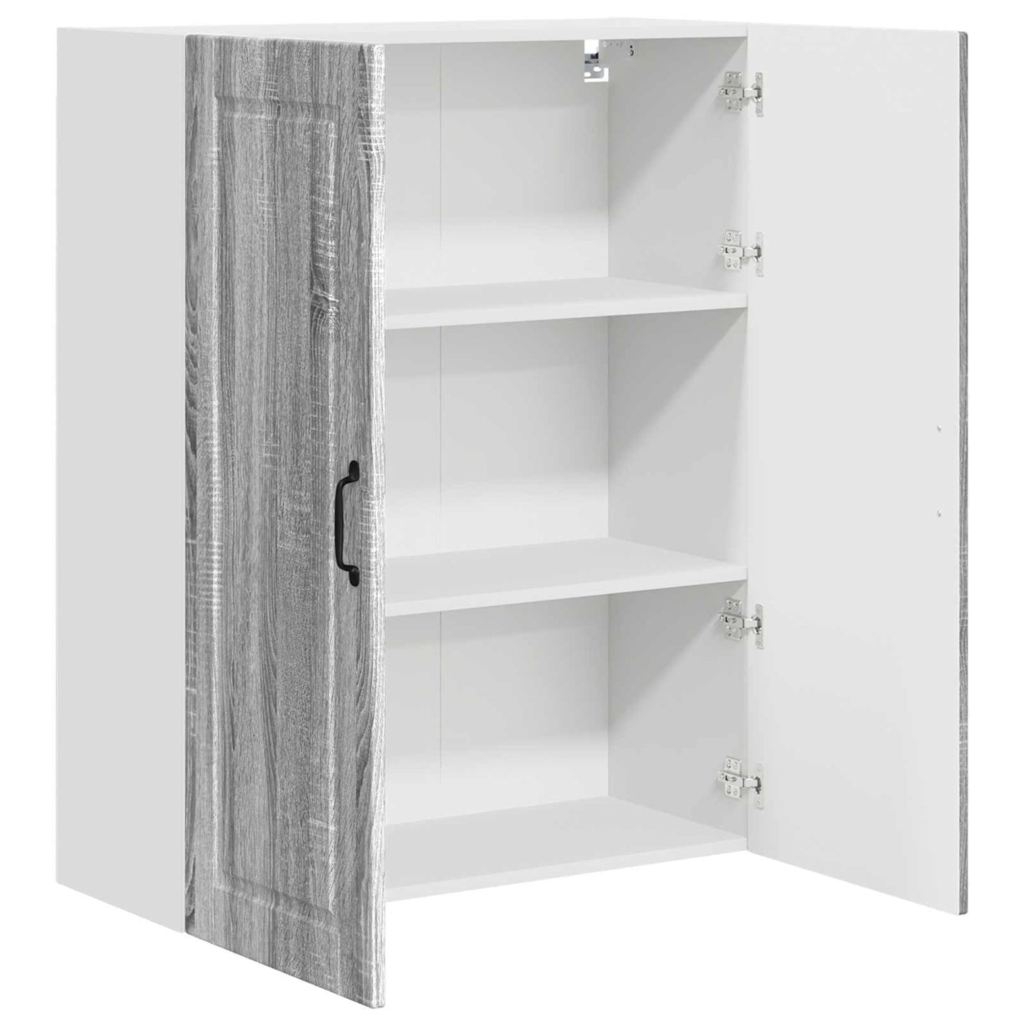 Wall Cabinet PORTO Grey Sonoma 80 x 31 x 100 cm Engineered Wood