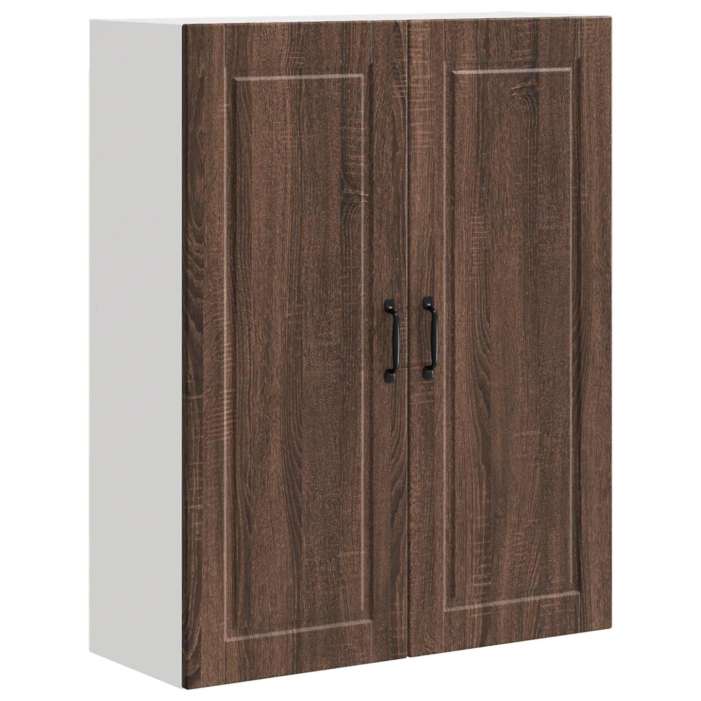Wall Cabinet PORTO Brown Oak 80 x 31 x 100 cm Engineered Wood