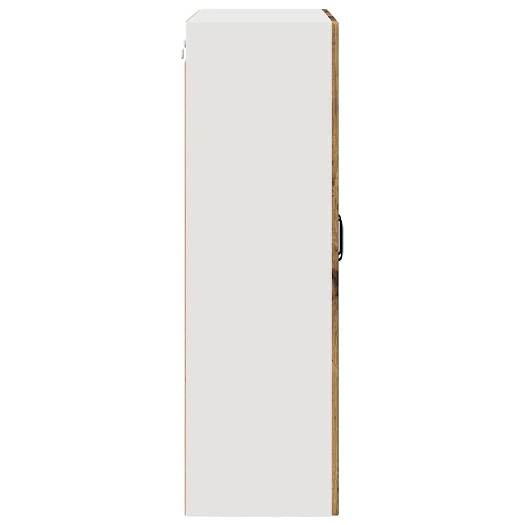 Wall Cabinet PORTO Old Wood 80 x 31 x 100 cm Engineered Wood