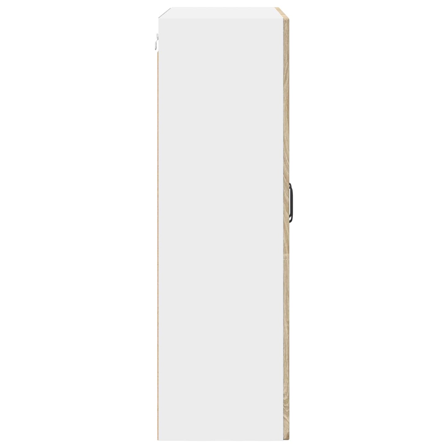 Wall Glass Cabinet PORTO Sonoma Oak 80 x 31 x 100 cm