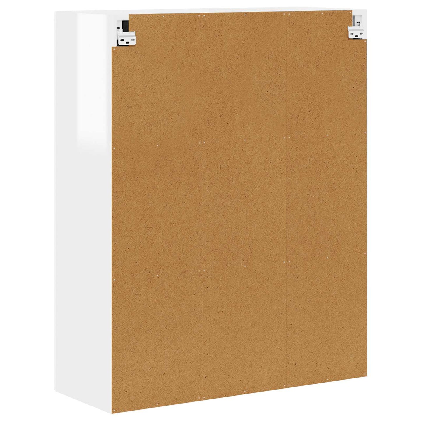 Wall Glass Cabinet PORTO High Gloss White 80 x 31 x 100 cm